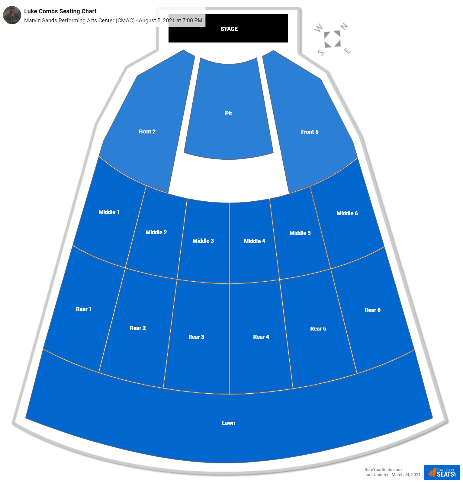Marvin Sands Performing Arts Center Seating Chart - RateYourSeats.com