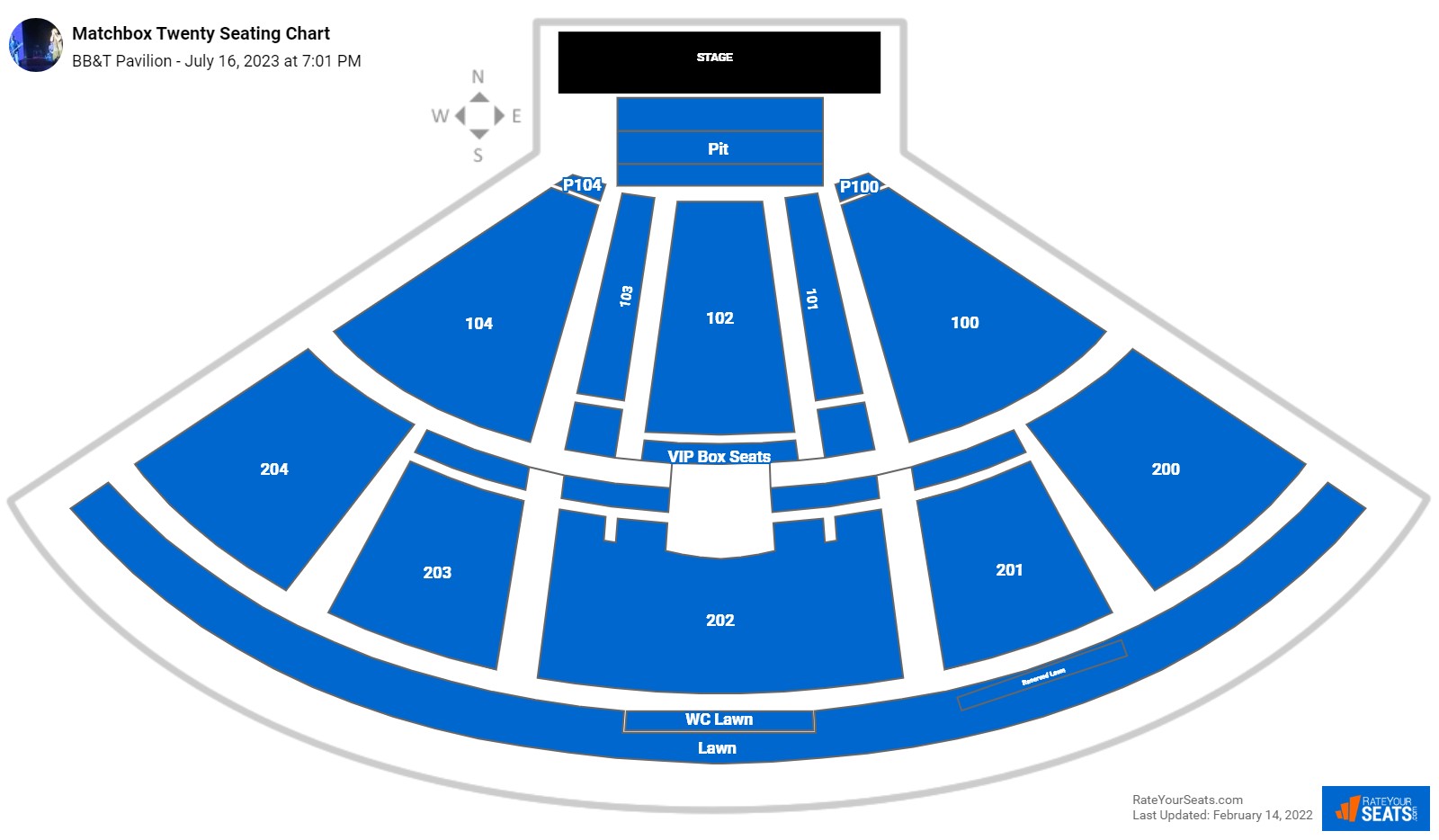 Freedom Mortgage Pavilion Seating Chart - RateYourSeats.com