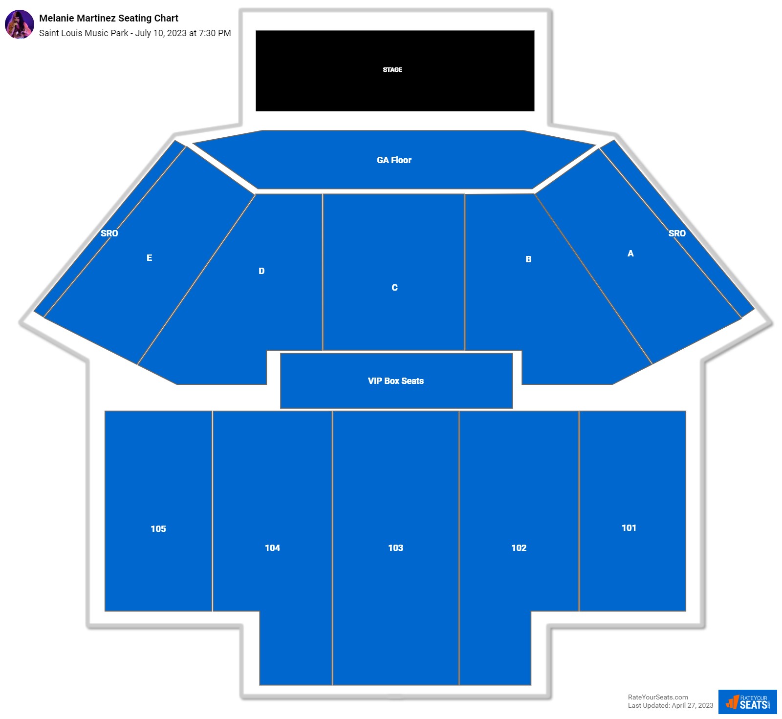 Saint Louis Music Park Seating Chart