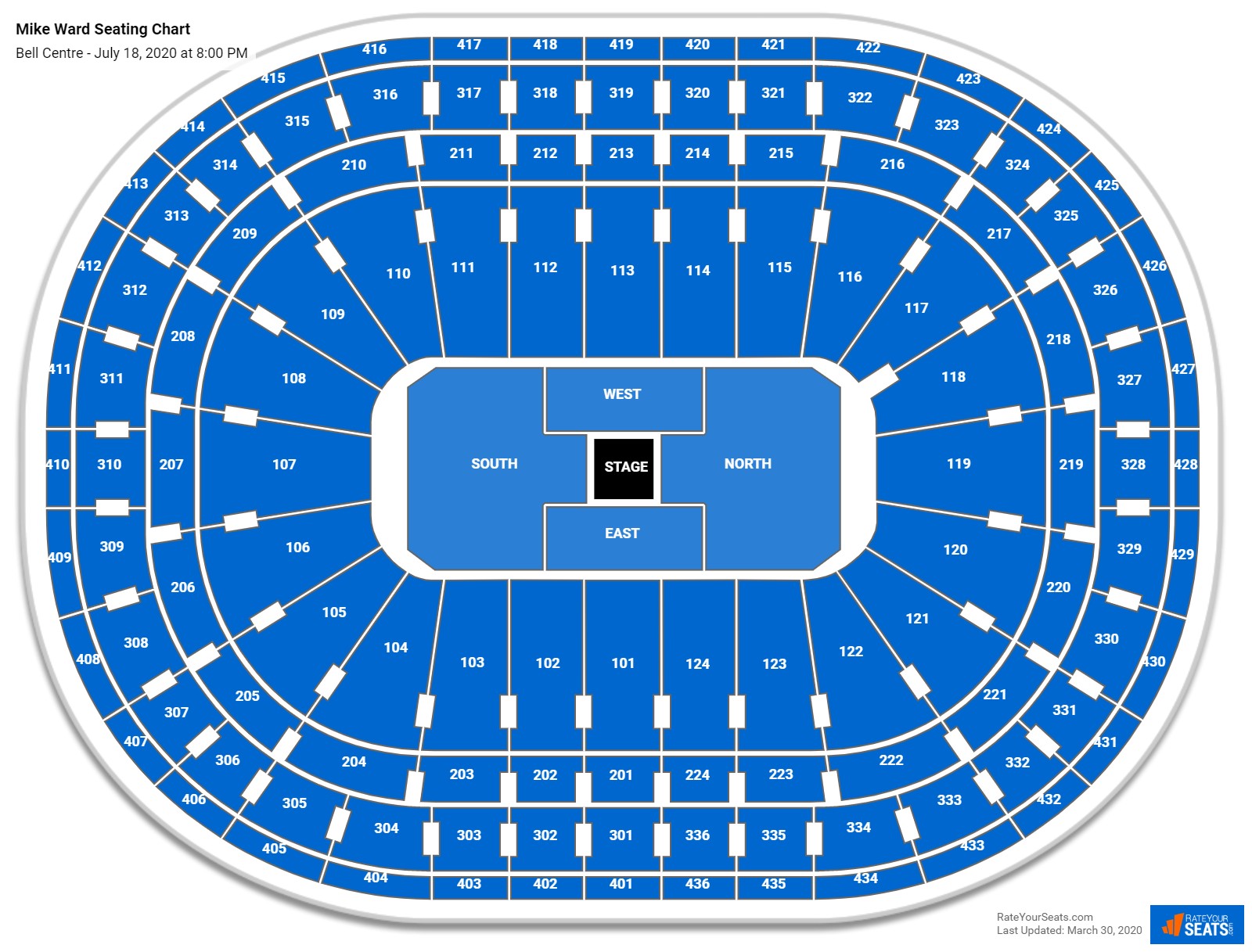 The Bellwether Seating Chart