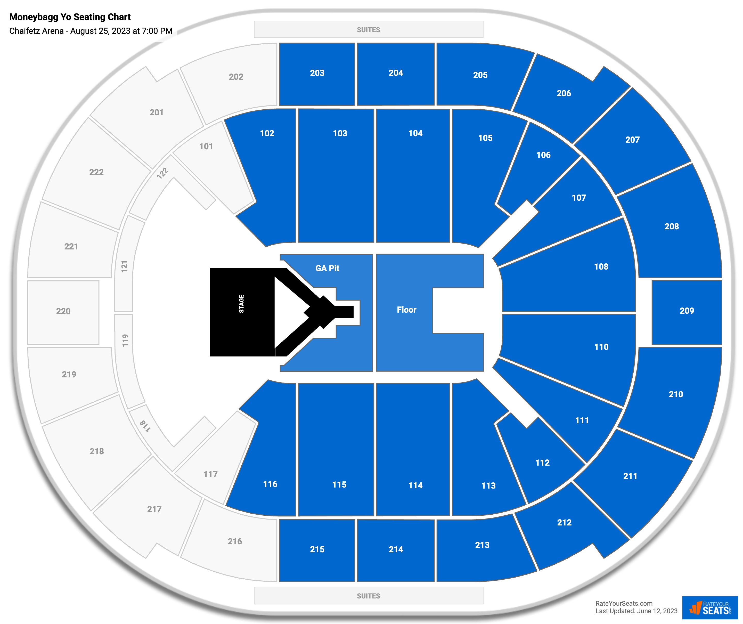 Chaifetz Arena Concert Seating Chart - RateYourSeats.com