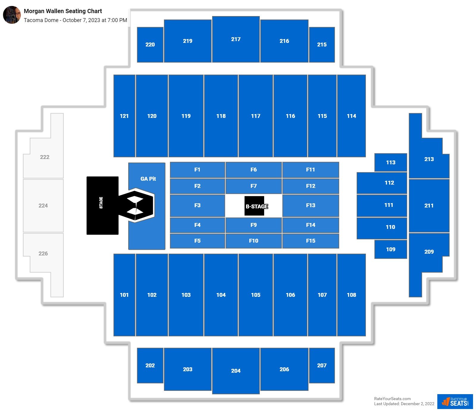 Dome Seating Chart Black Sabbath