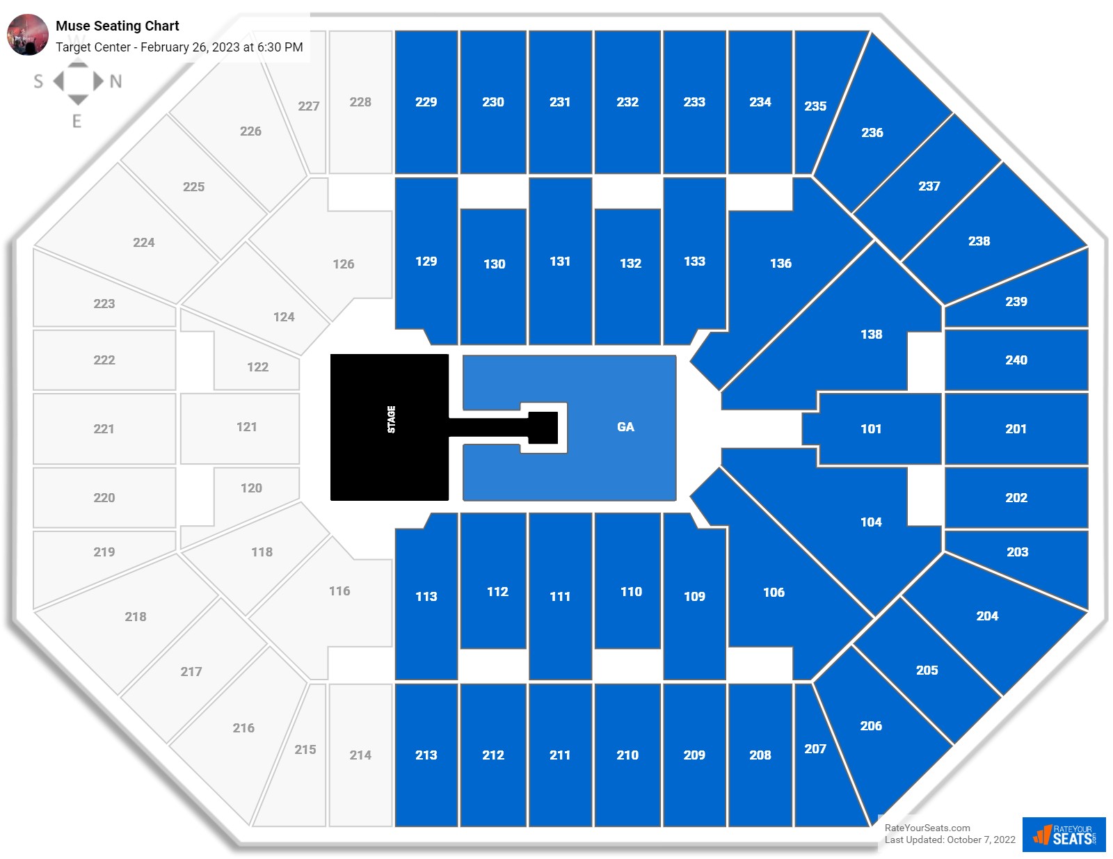 Target Center Concert Seating Chart