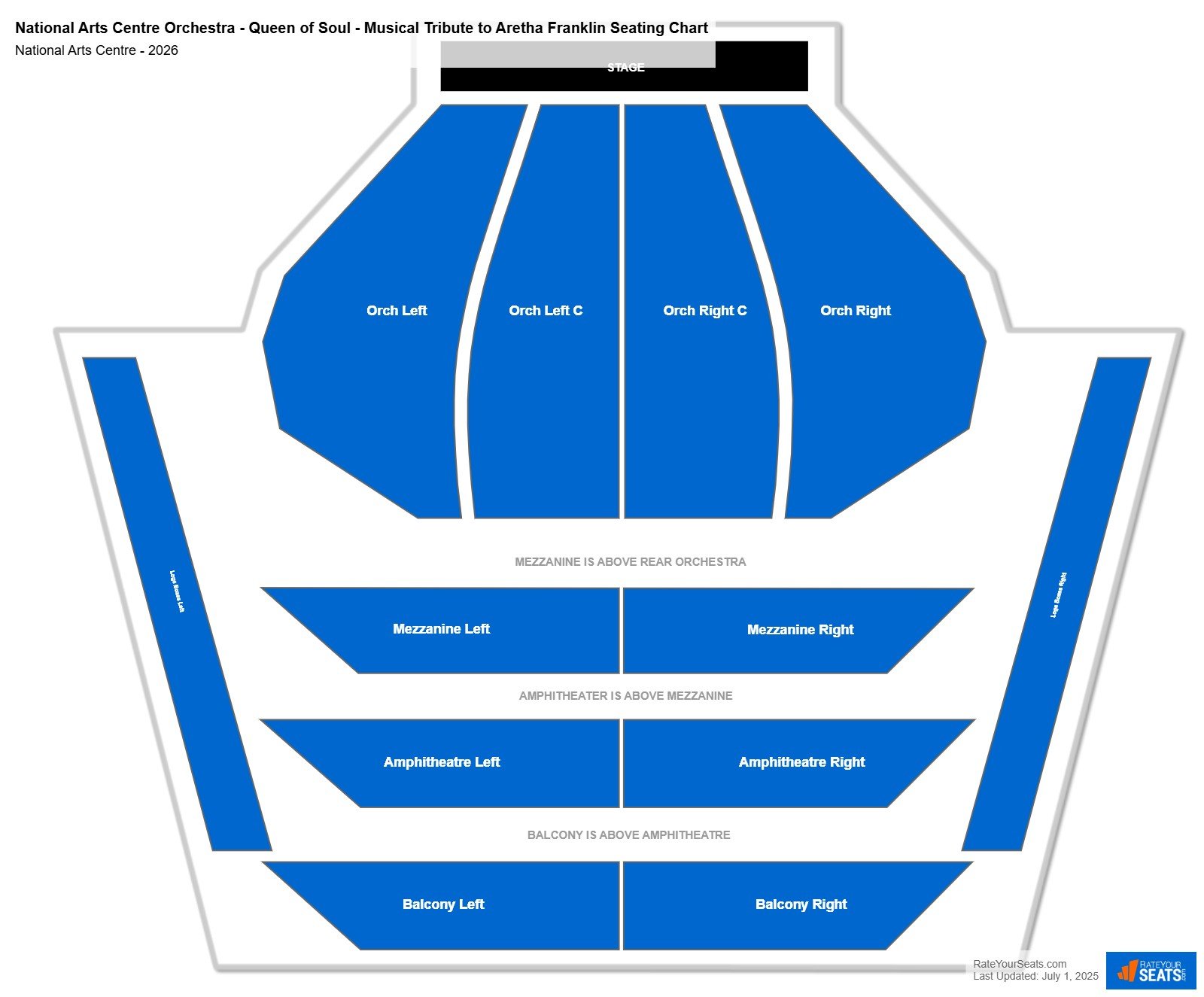 National Arts Centre Orchestra - Queen of Soul - Musical Tribute to Aretha Franklin seating chart National Arts Centre