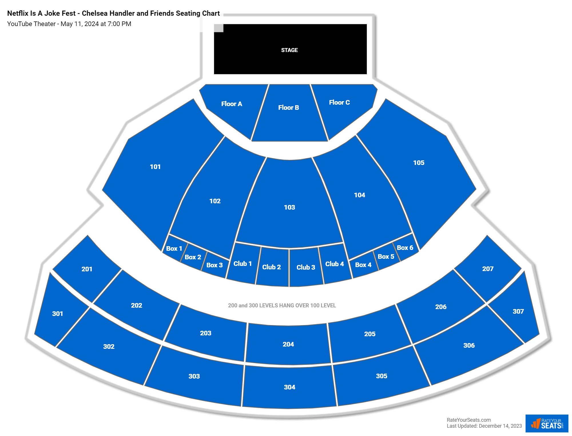 YouTube Theater Seating Chart - RateYourSeats.com