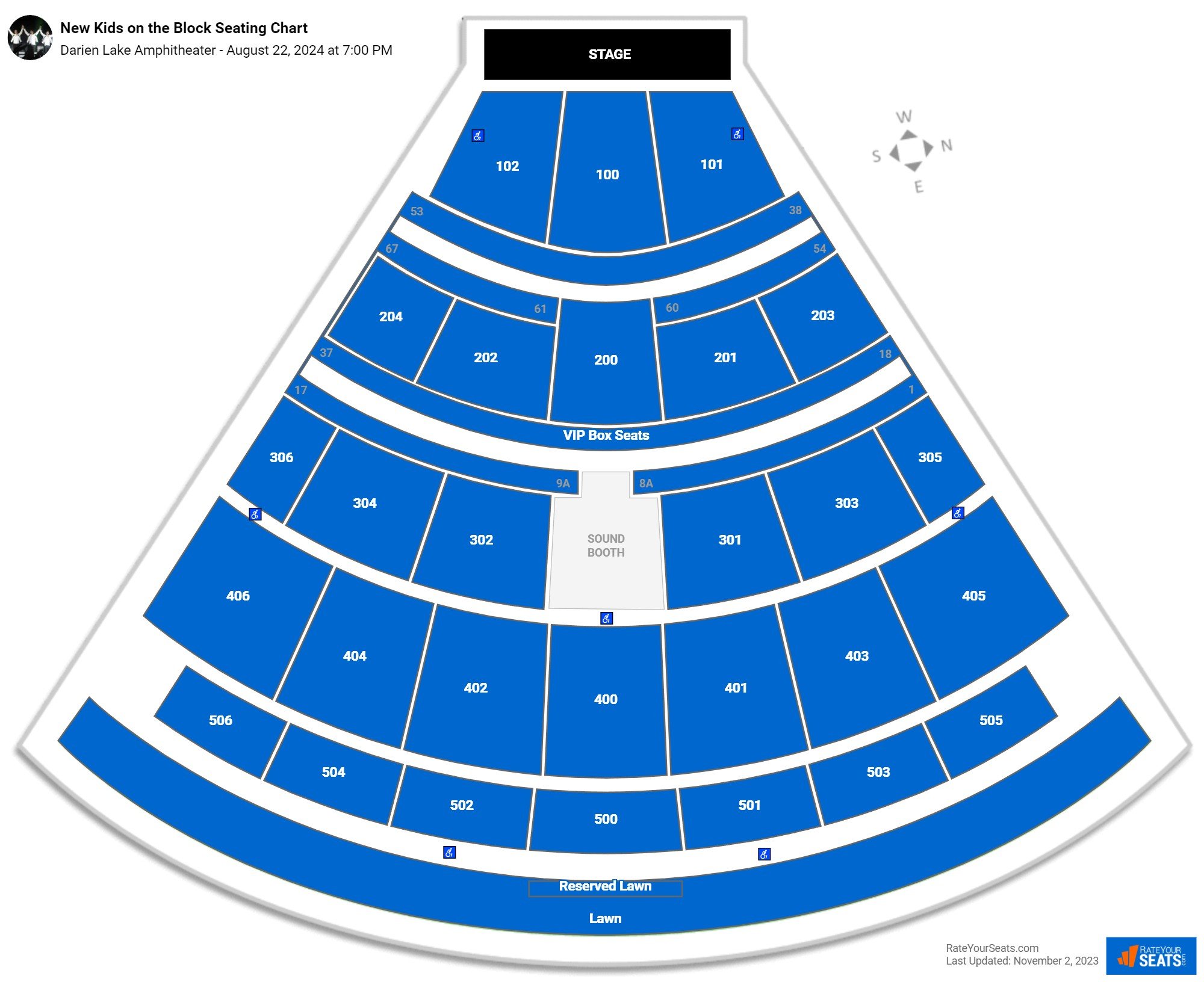 Darien Lake Amphitheater Seating Chart - RateYourSeats.com