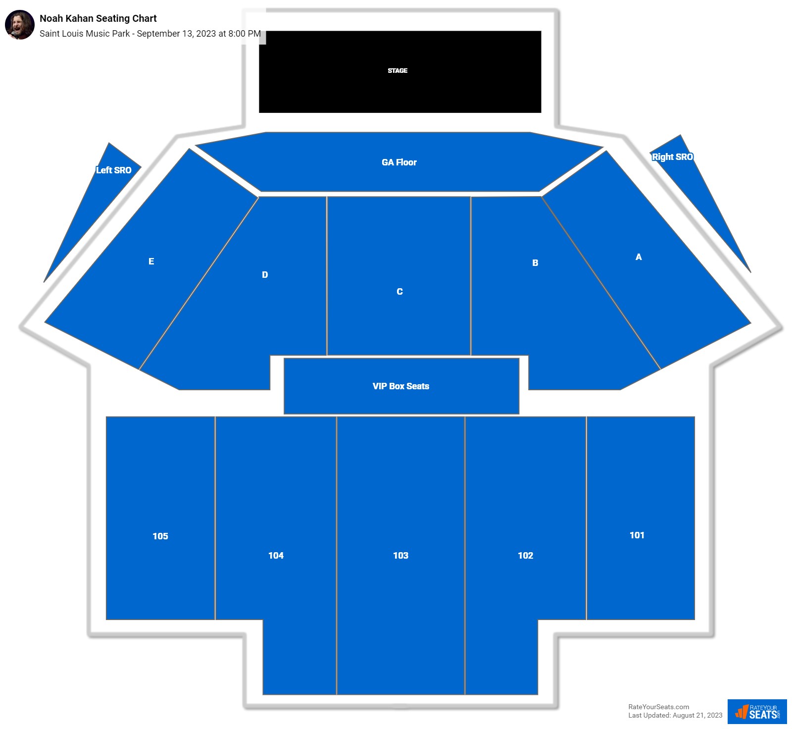 Saint Louis Music Park Seating Chart - RateYourSeats.com