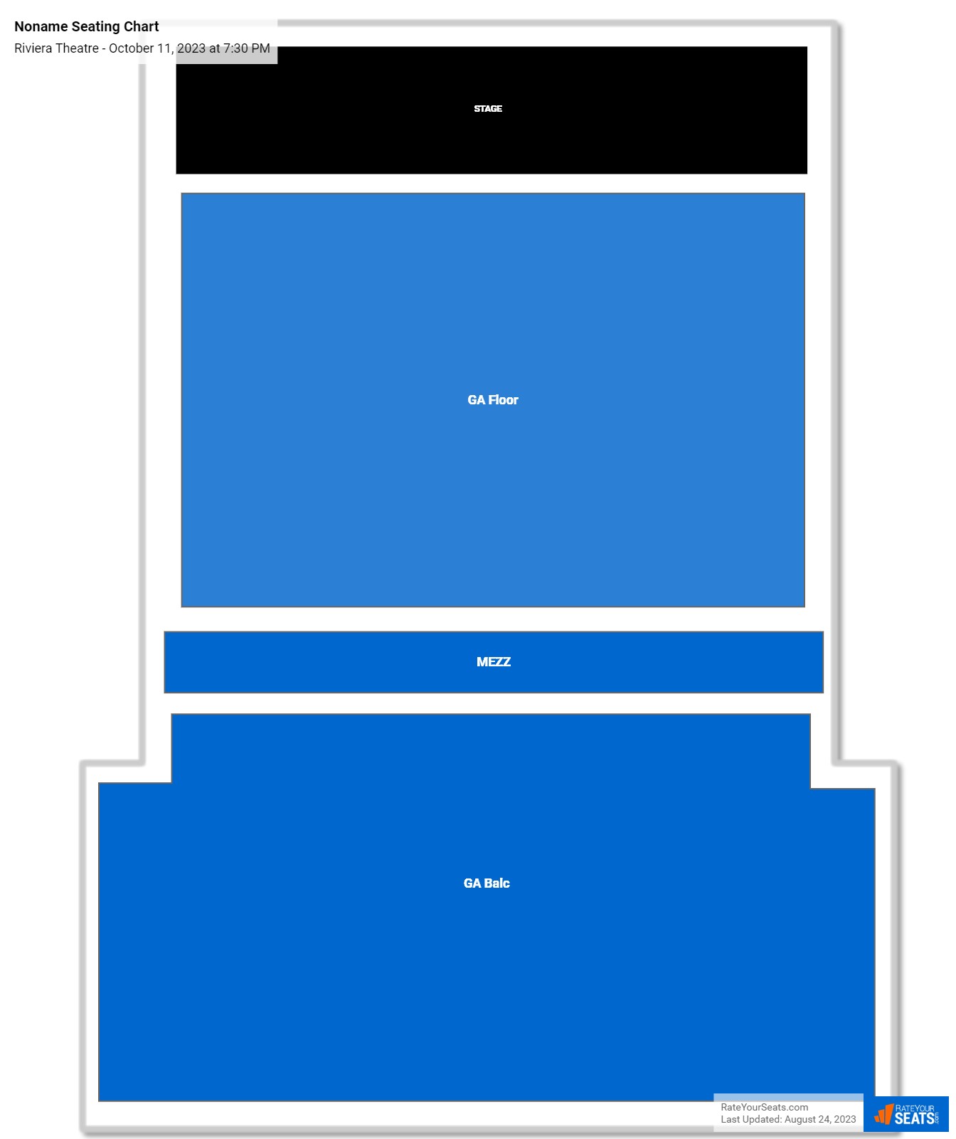 Riviera Theatre Seating Chart