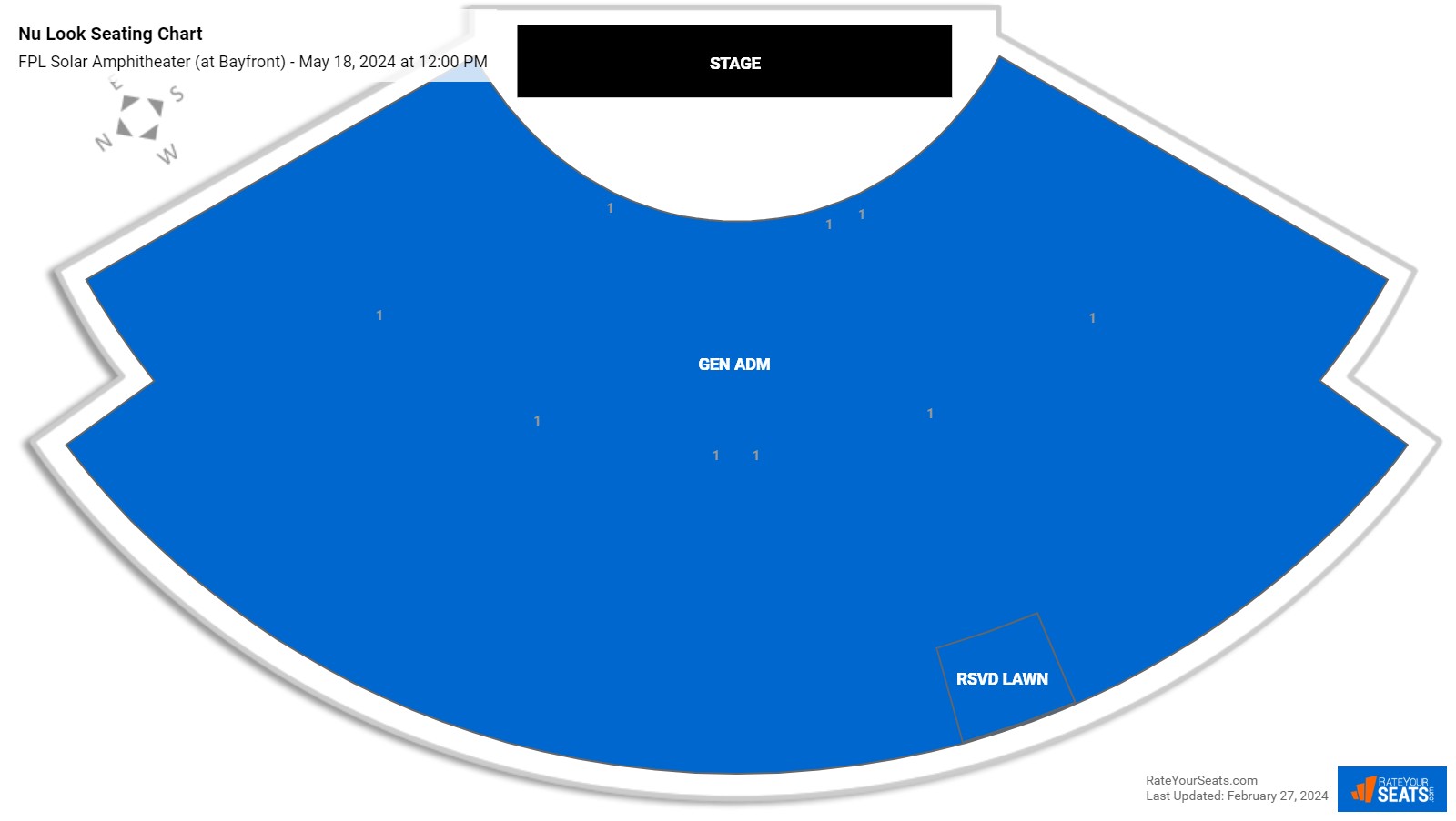 FPL Solar Amphitheater Seating Chart