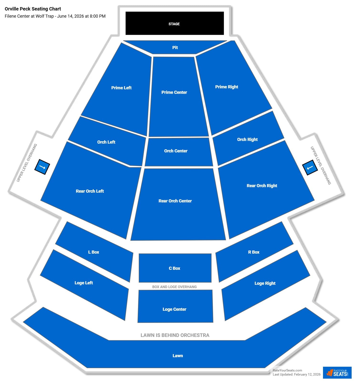 Orville Peck seating chart Filene Center at Wolf Trap