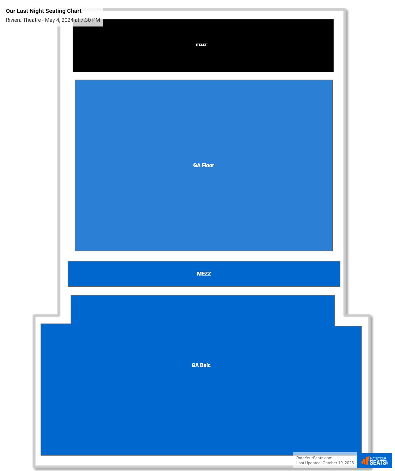 Riviera Theatre Seating Chart