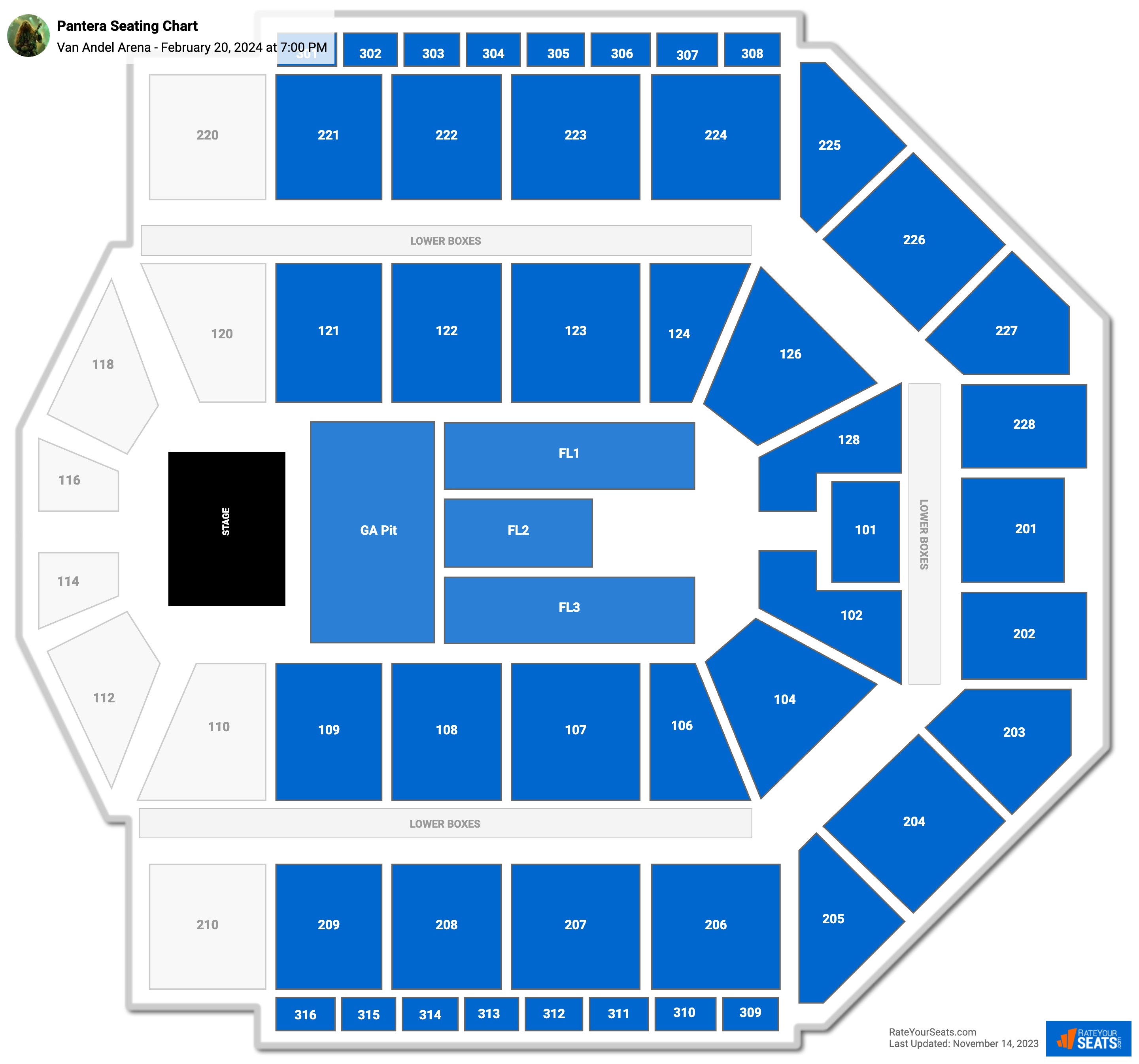 Van Andel Arena Seating Chart - RateYourSeats.com