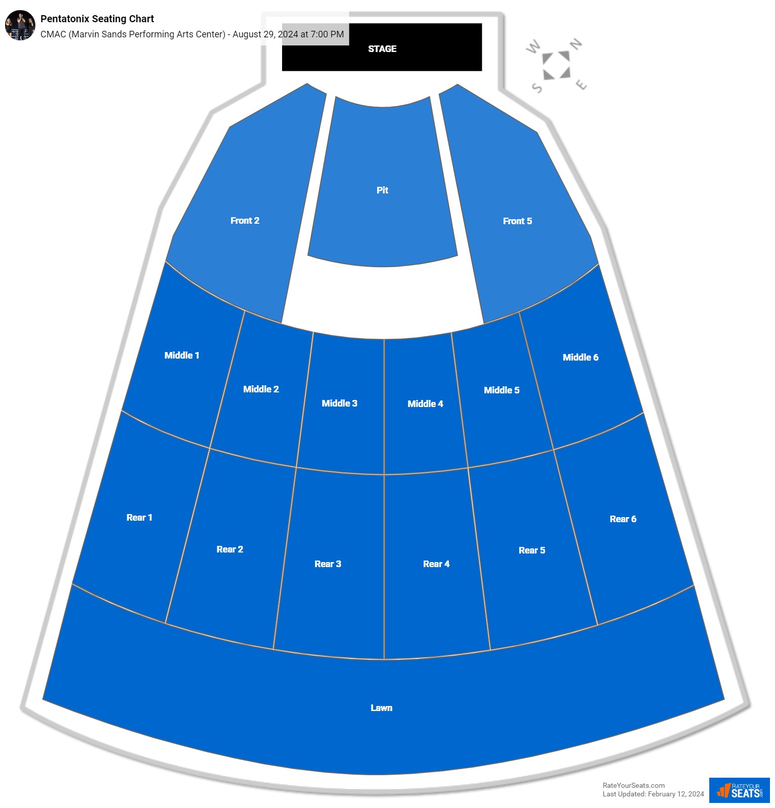 CMAC Seating Chart - RateYourSeats.com