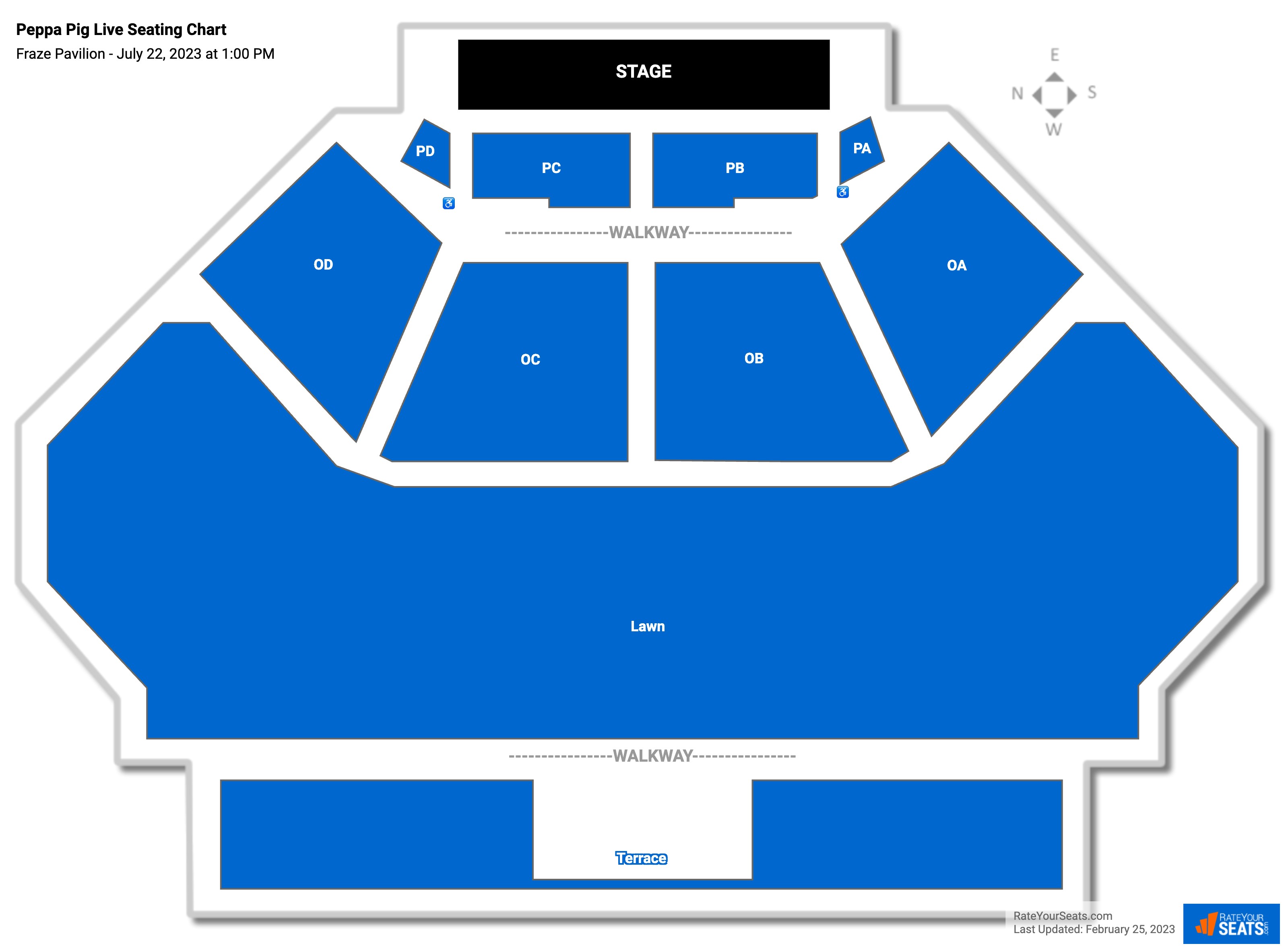 Alpine Valley Seating Chart With Seat Numbers