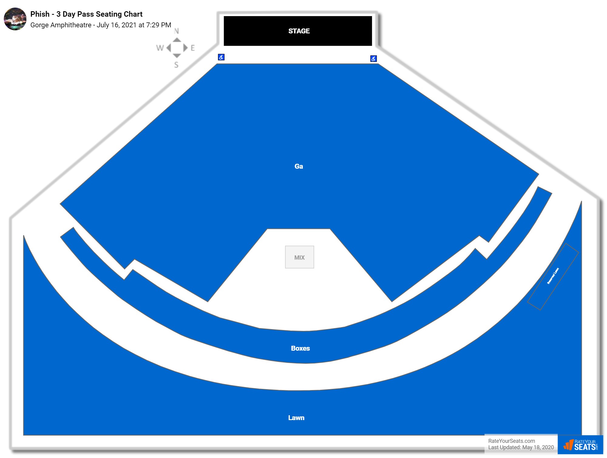 The Seating Chart With Seat Numbers