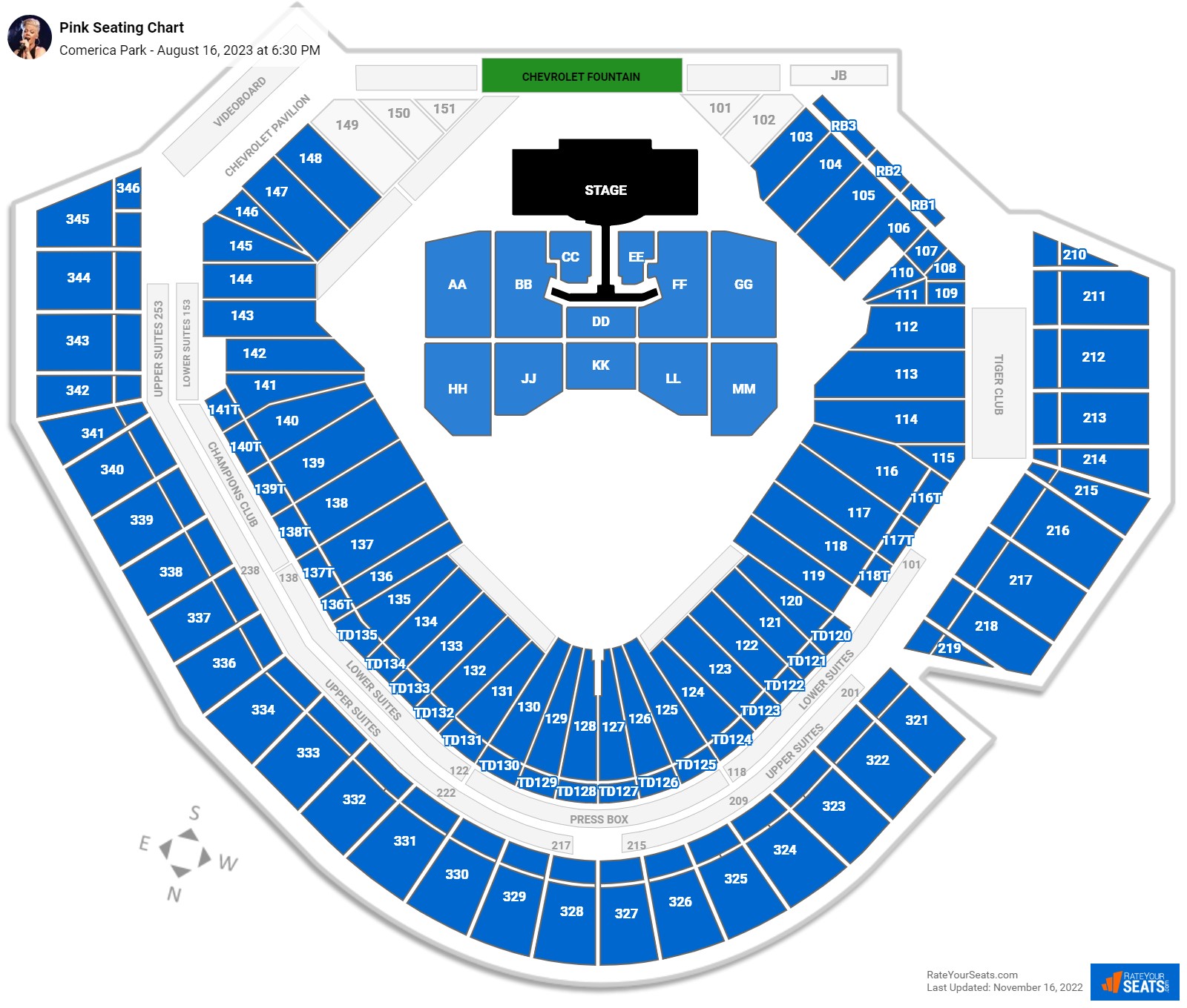 Petco Park Seating Map Concert Matttroy