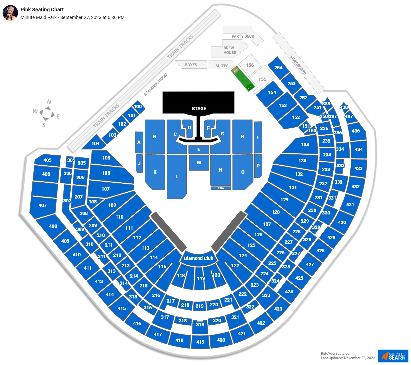 Minute Maid Park Concert Seating Chart