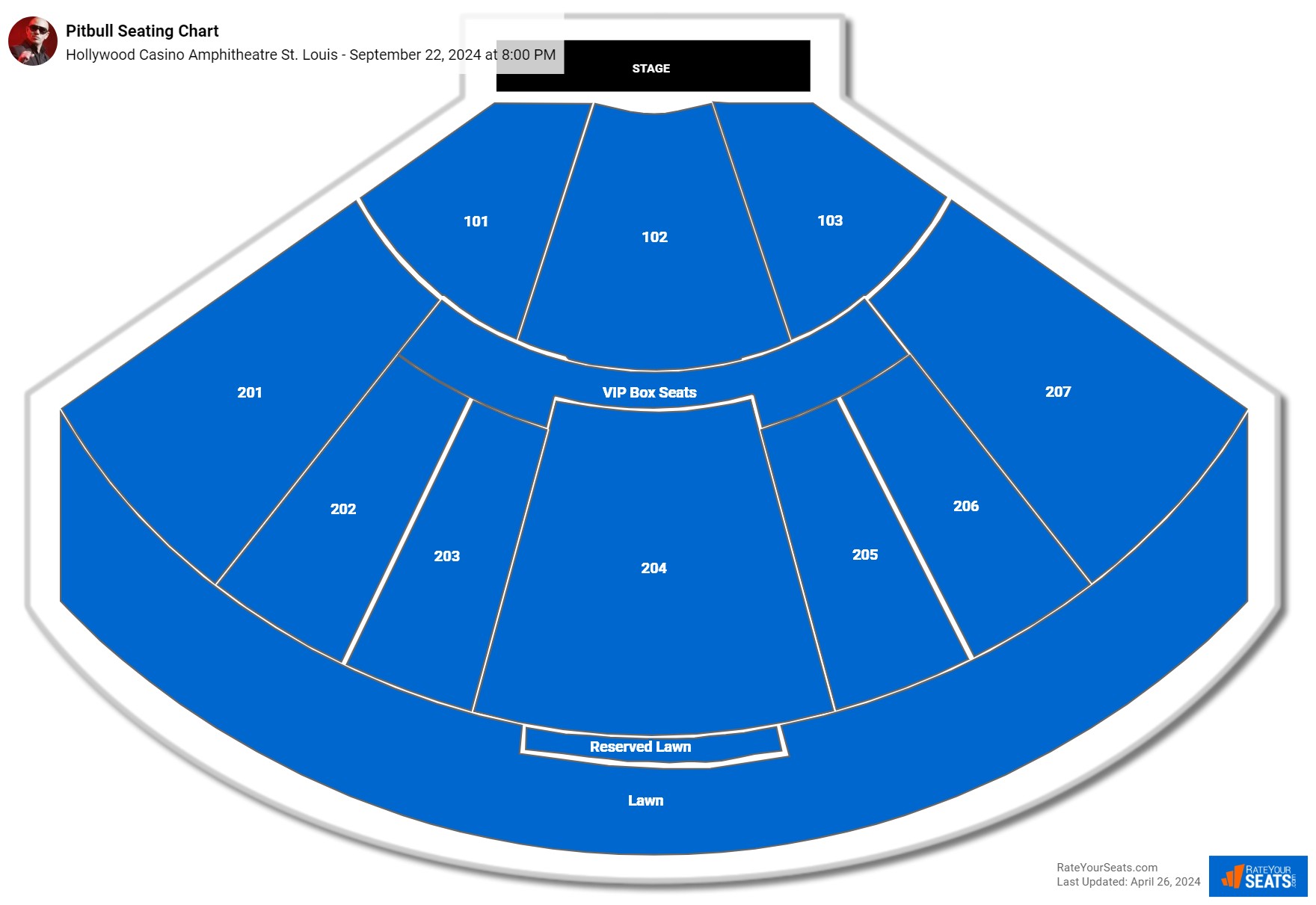 Hollywood Casino Amphitheatre St. Louis Seating Chart - RateYourSeats.com