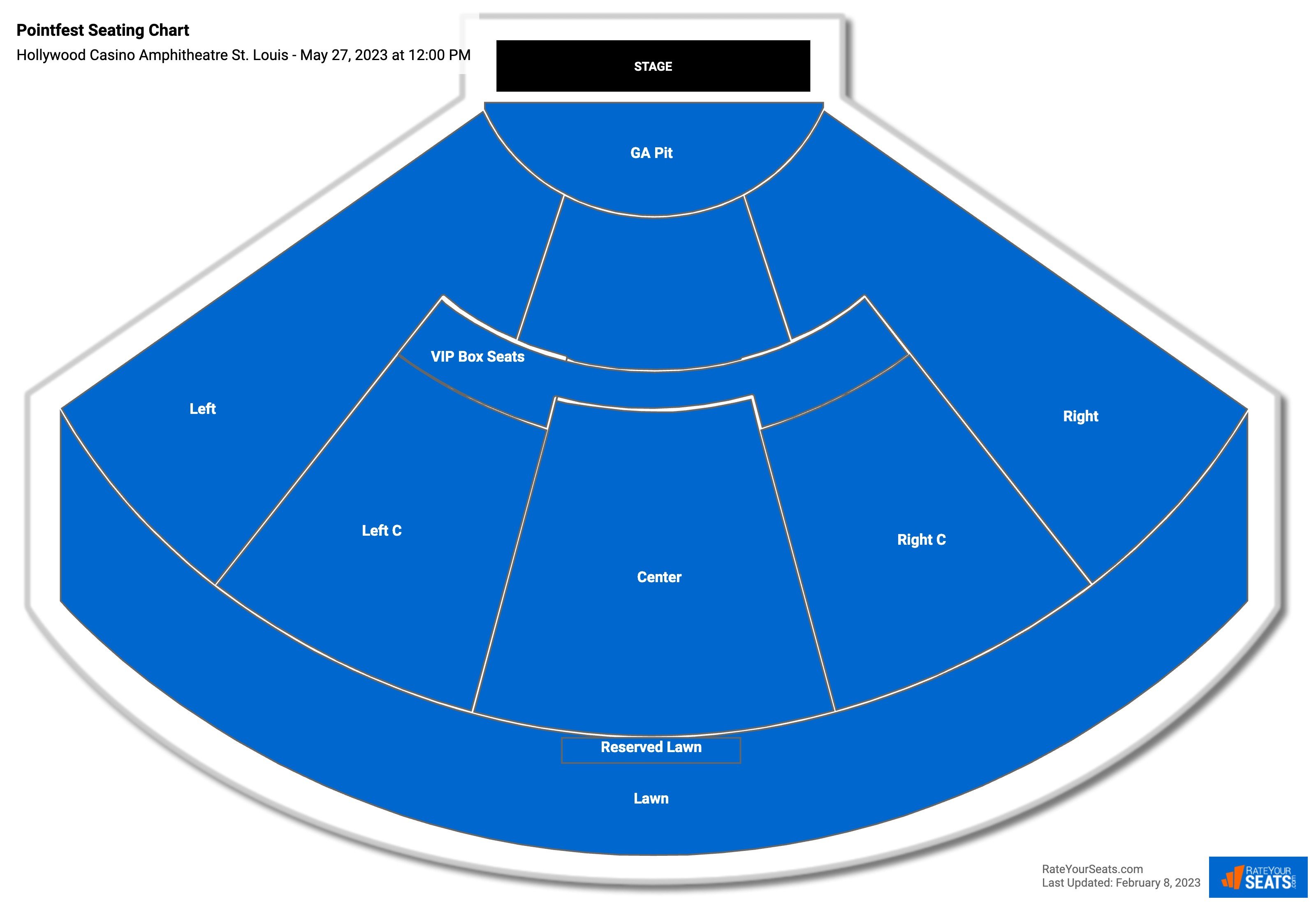 Hollywood Casino Amphitheatre St. Louis Seating Chart