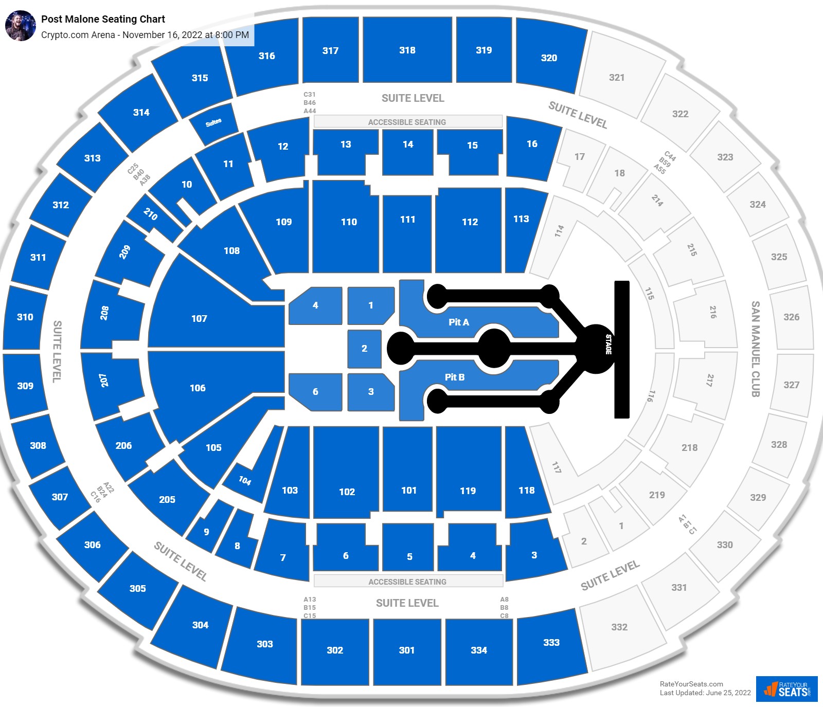 post malone crypto arena