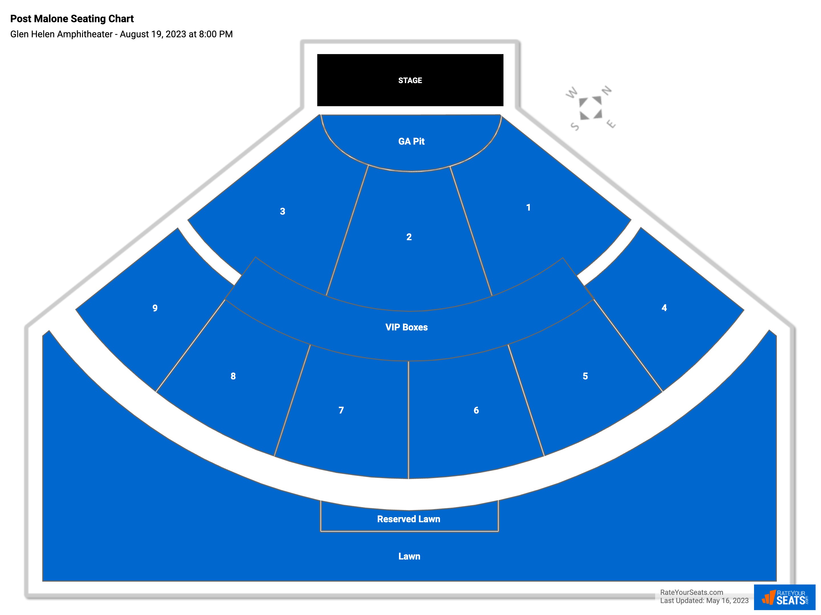 Glen Helen Amphitheater Seating Chart