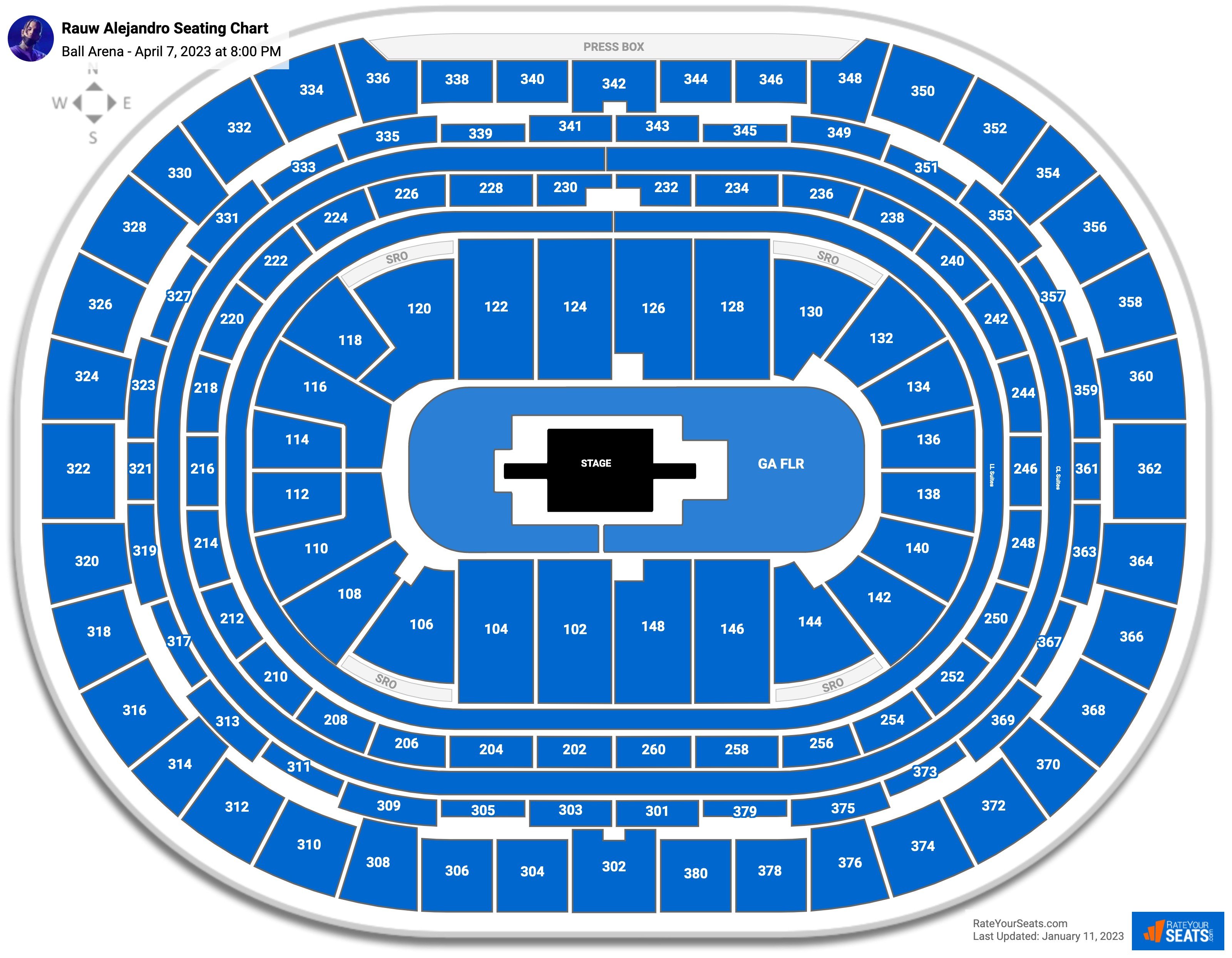 Colorado Avalanche Interactive Seating Chart | Brokeasshome.com