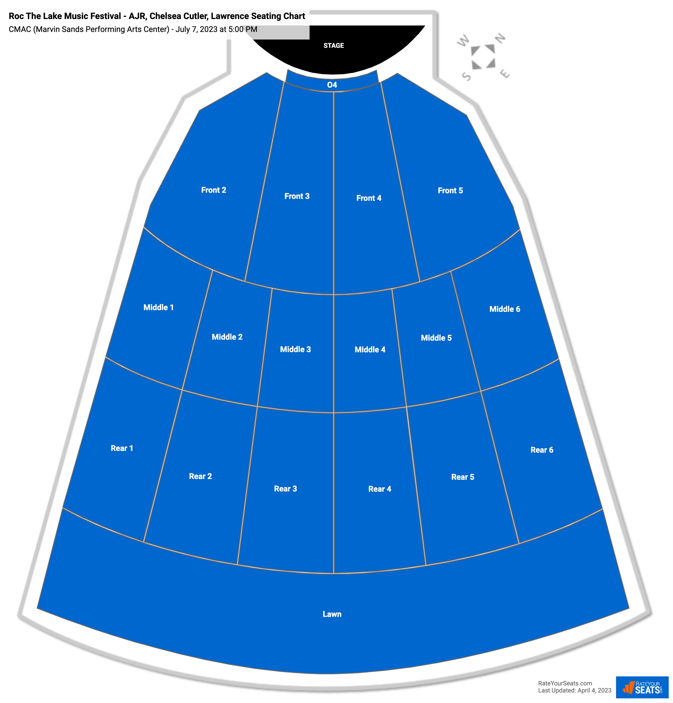 CMAC Seating Chart - RateYourSeats.com