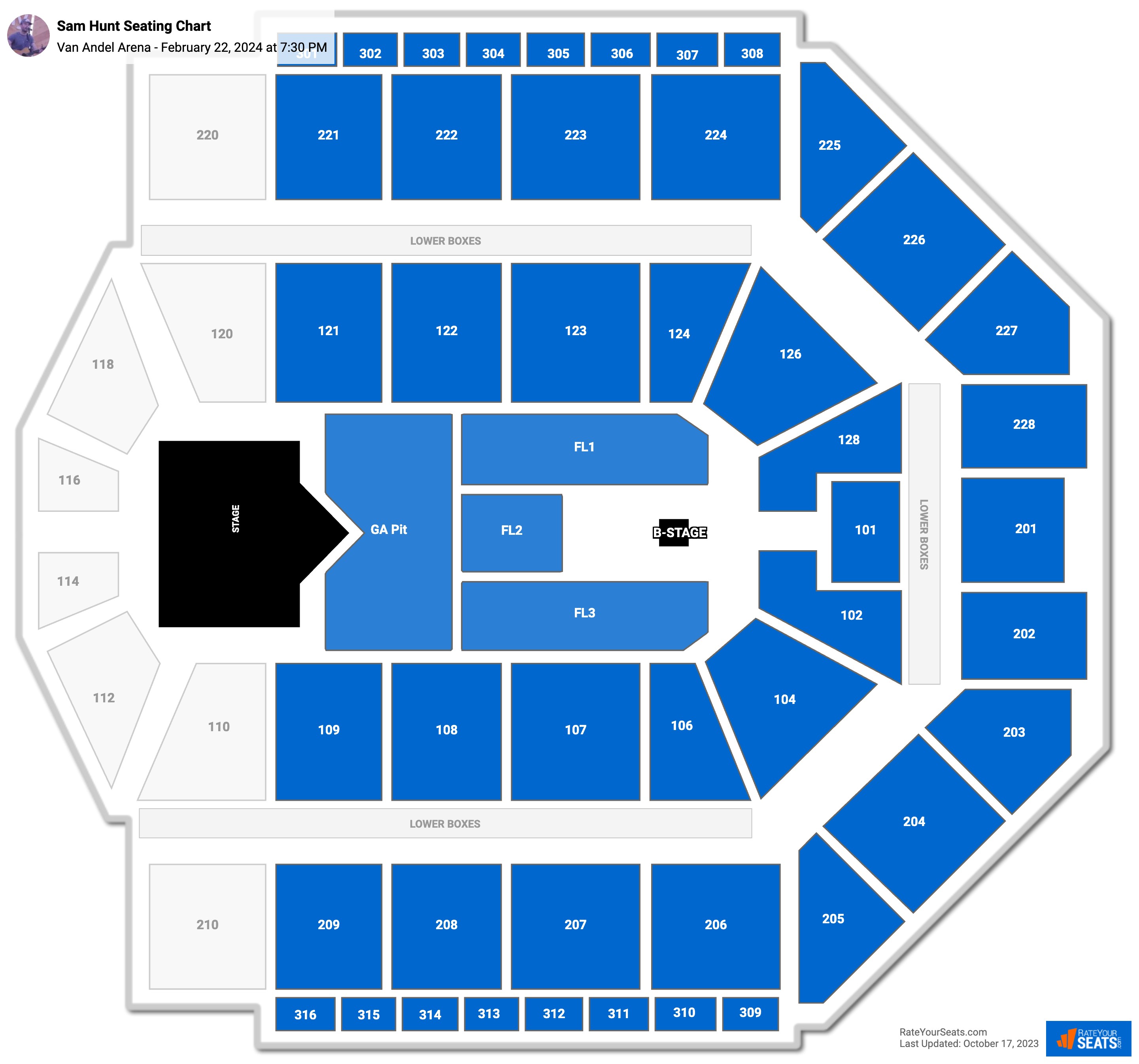 Van Andel Arena Seating Chart