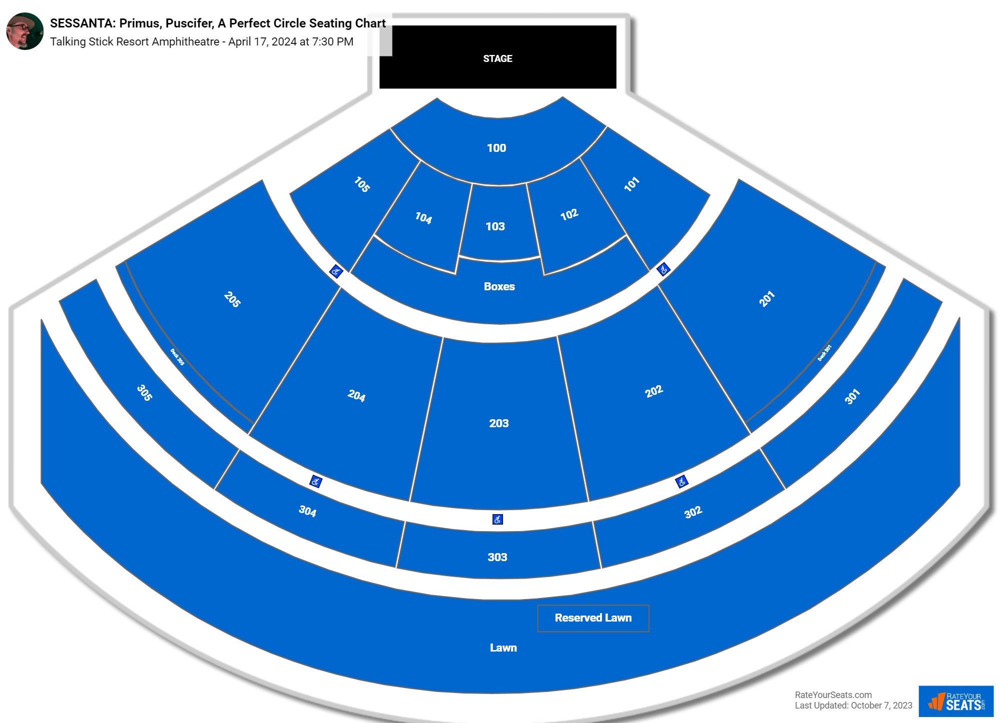 Talking Stick Resort Amphitheatre Seating Chart - RateYourSeats.com