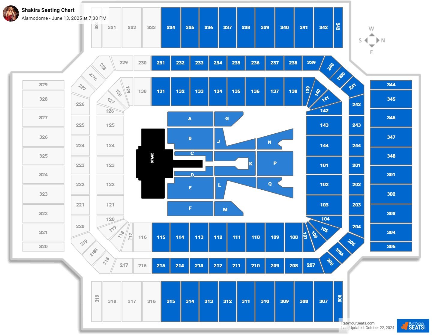 Alamodome Concert Seating Chart