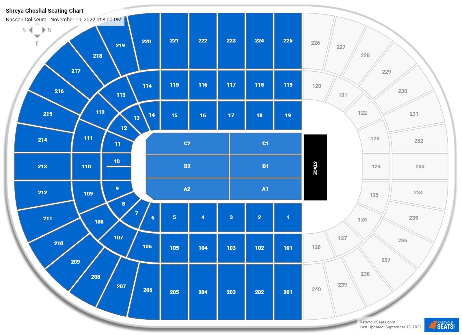 Nassau Coliseum Seating Chart - RateYourSeats.com