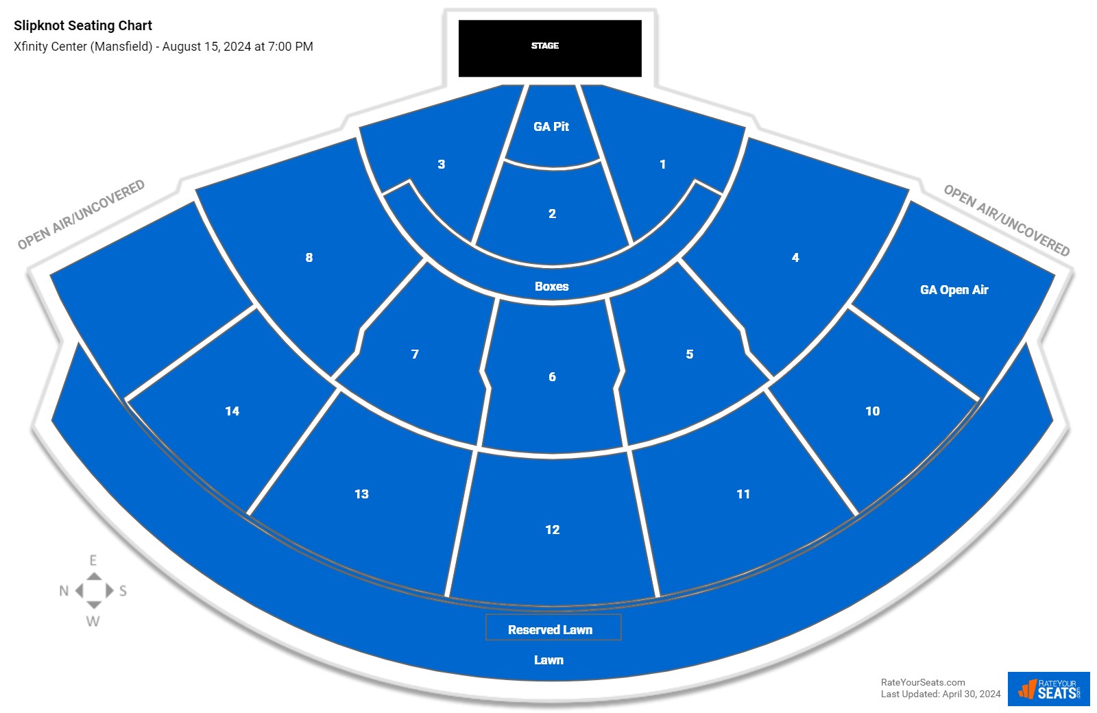 Xfinity Center Seating Chart - RateYourSeats.com