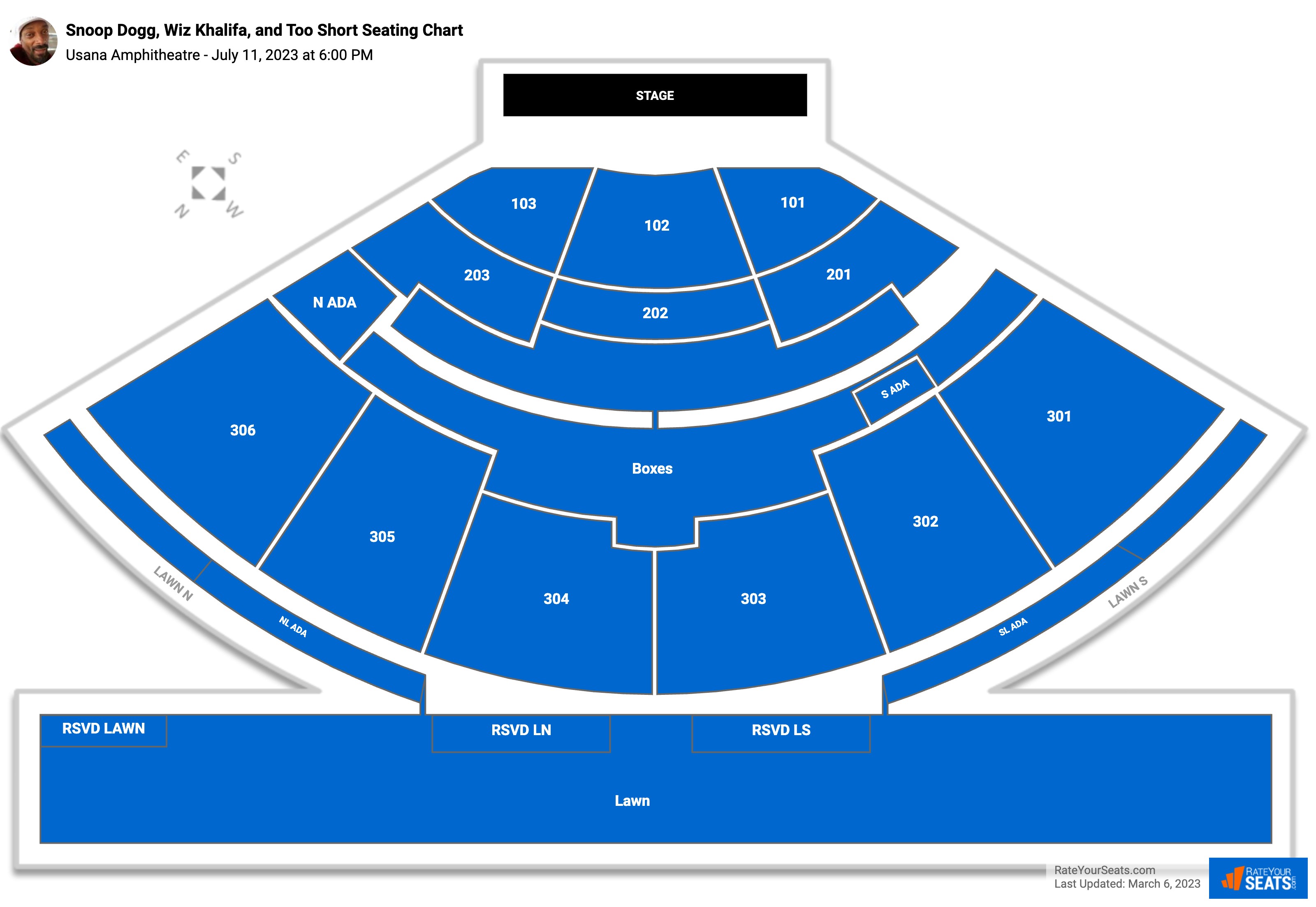 lorch section of mattress firm amphitheatre