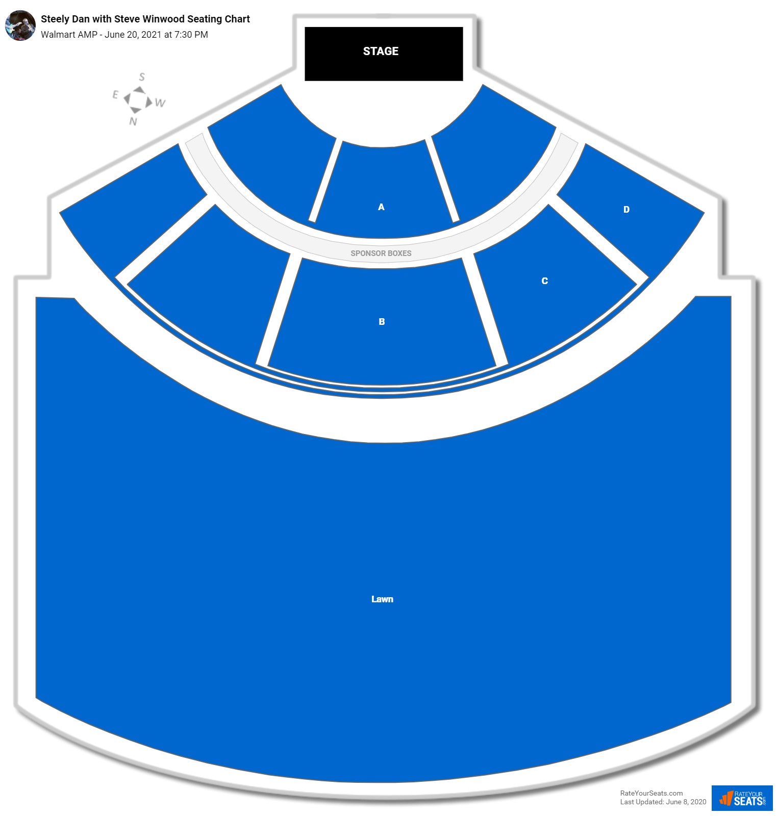 Walmart AMP Seating Chart - RateYourSeats.com