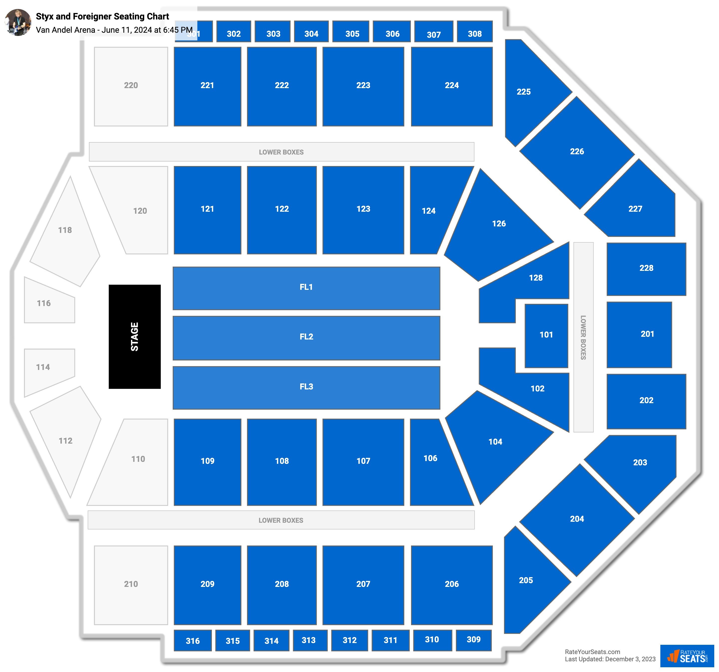 Van Andel Arena Seating Chart