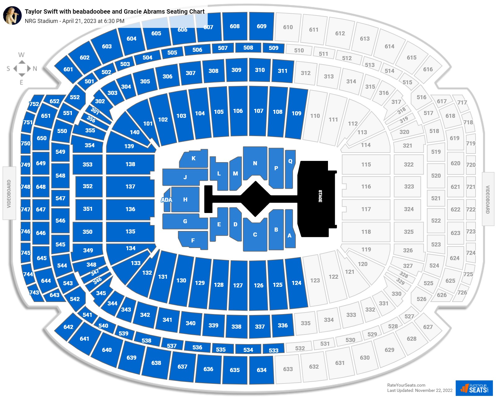 Nrg Stadium Gate Map 4707