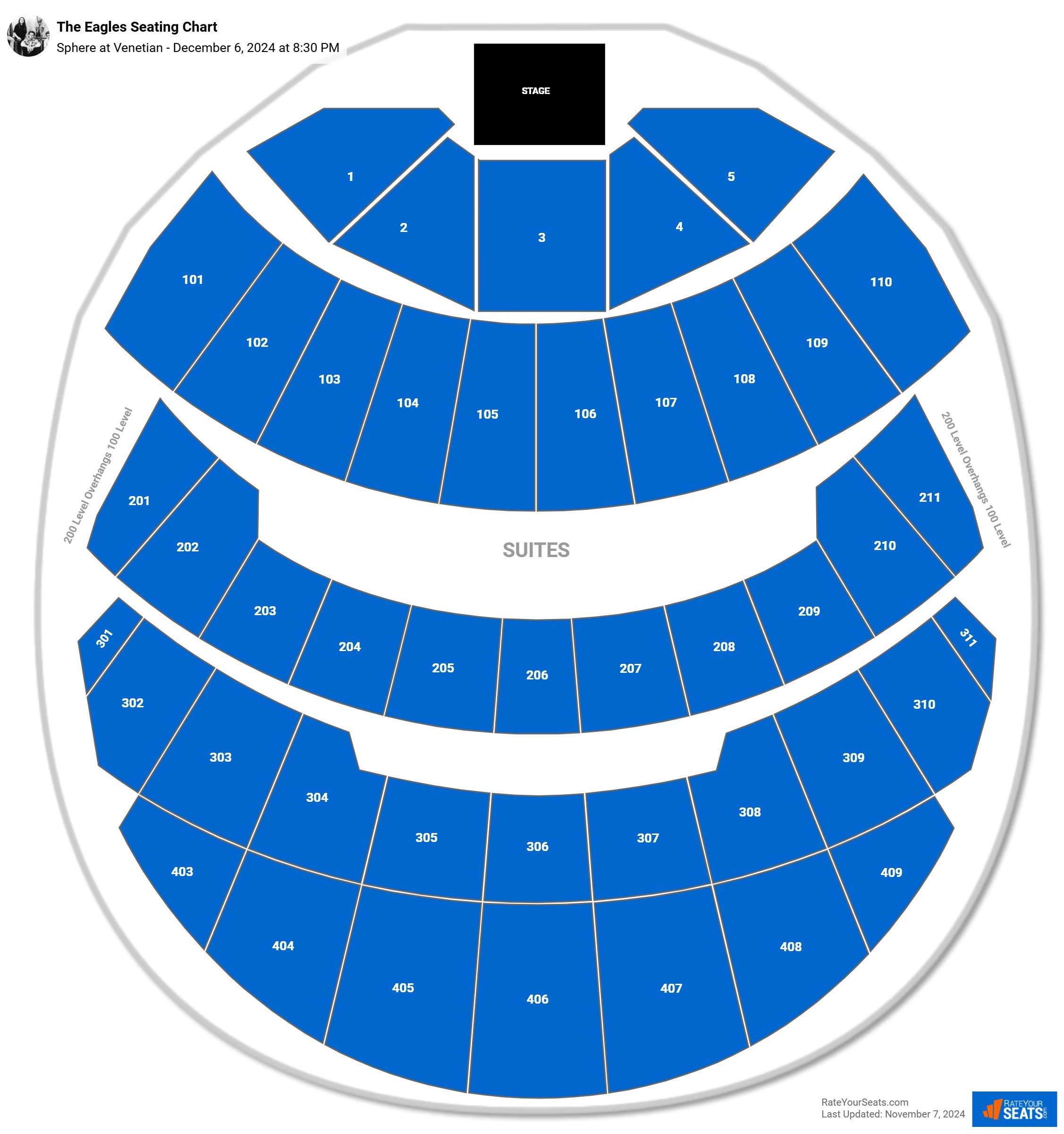 Sphere at Seating Chart