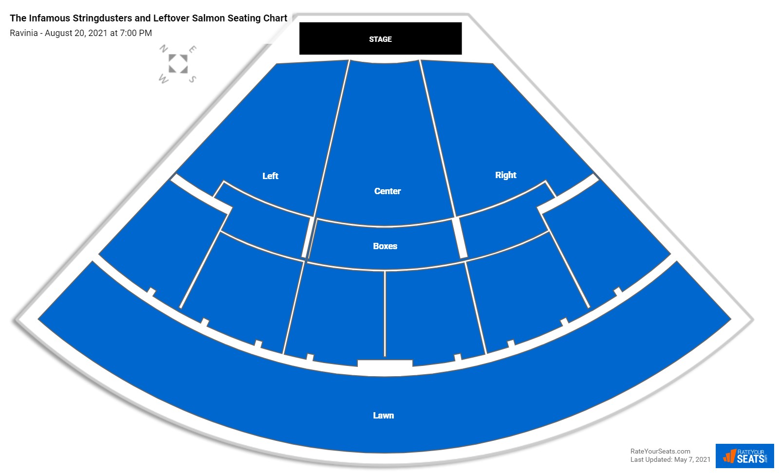 Ravinia Seating Chart