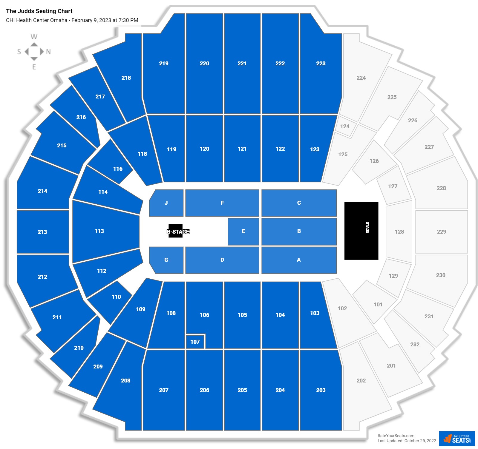 CHI Health Center Omaha Concert Seating Chart - RateYourSeats.com