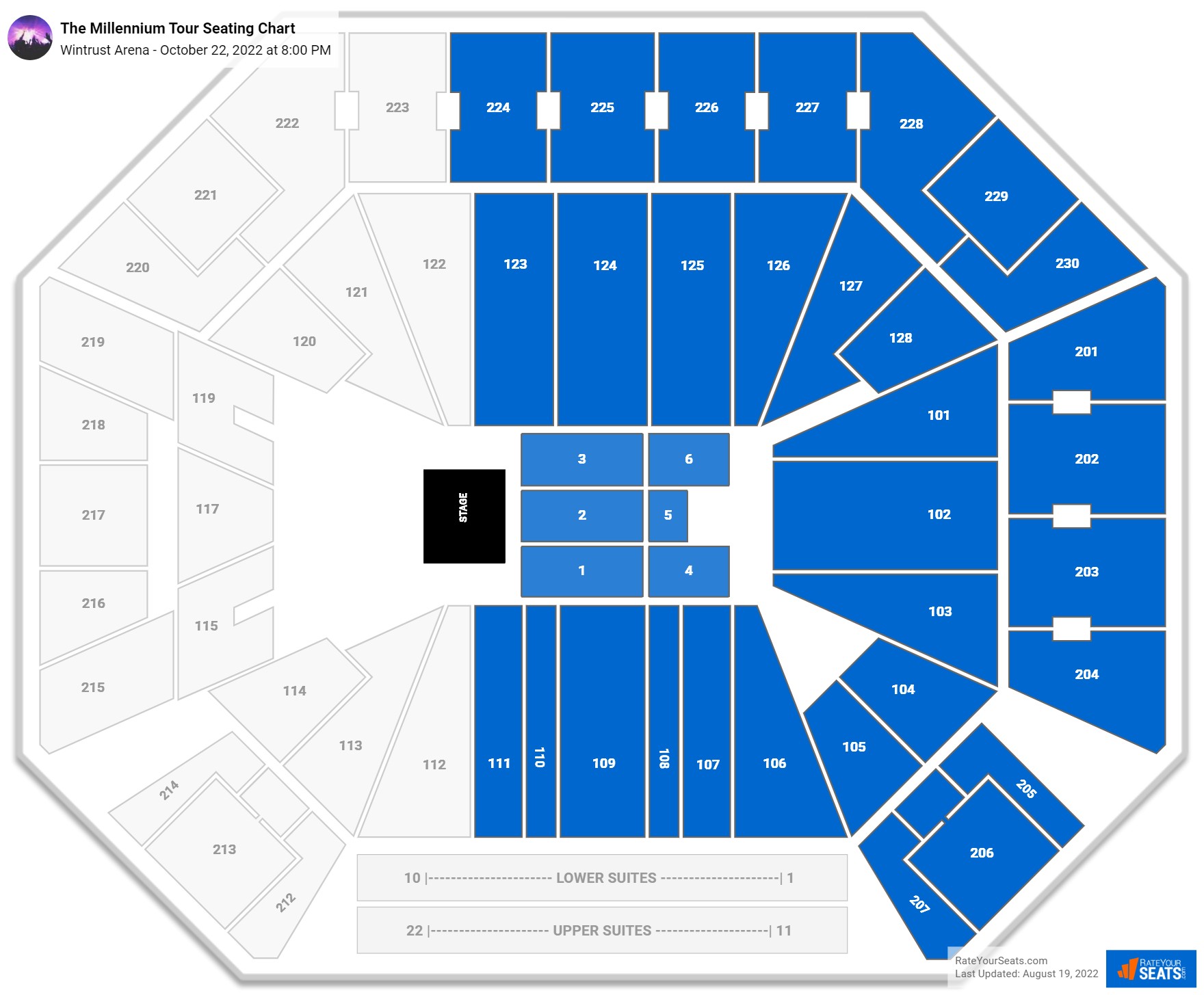 Wintrust Arena Concert Seating Chart