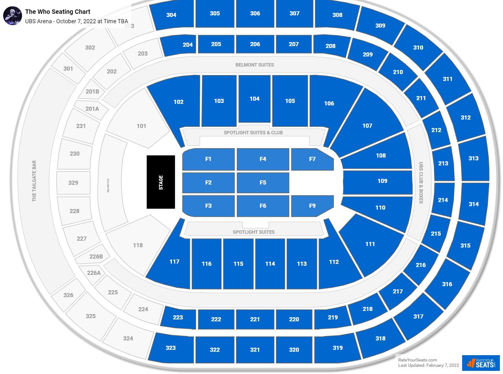 UBS Arena Concert Seating Chart