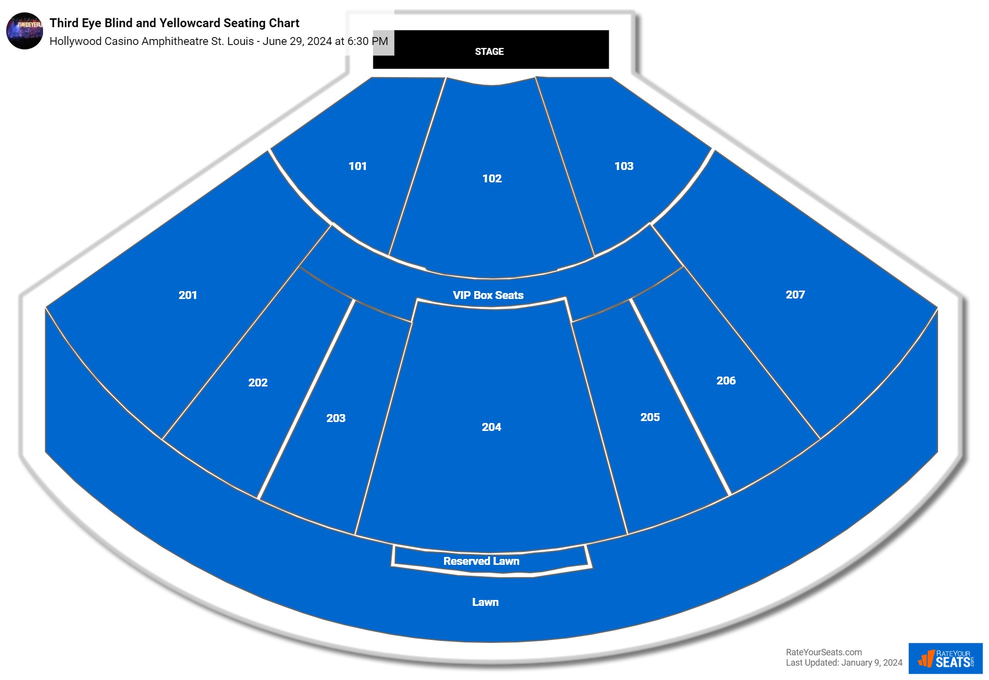 Hollywood Casino Amphitheatre St. Louis Seating Chart - RateYourSeats.com