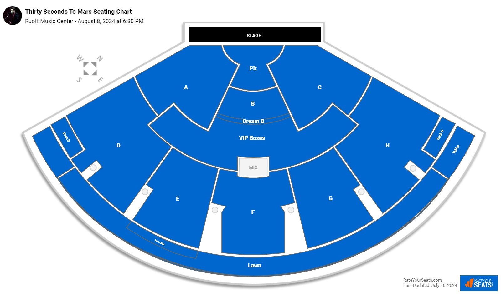 Ruoff Music Center Seating Chart - RateYourSeats.com