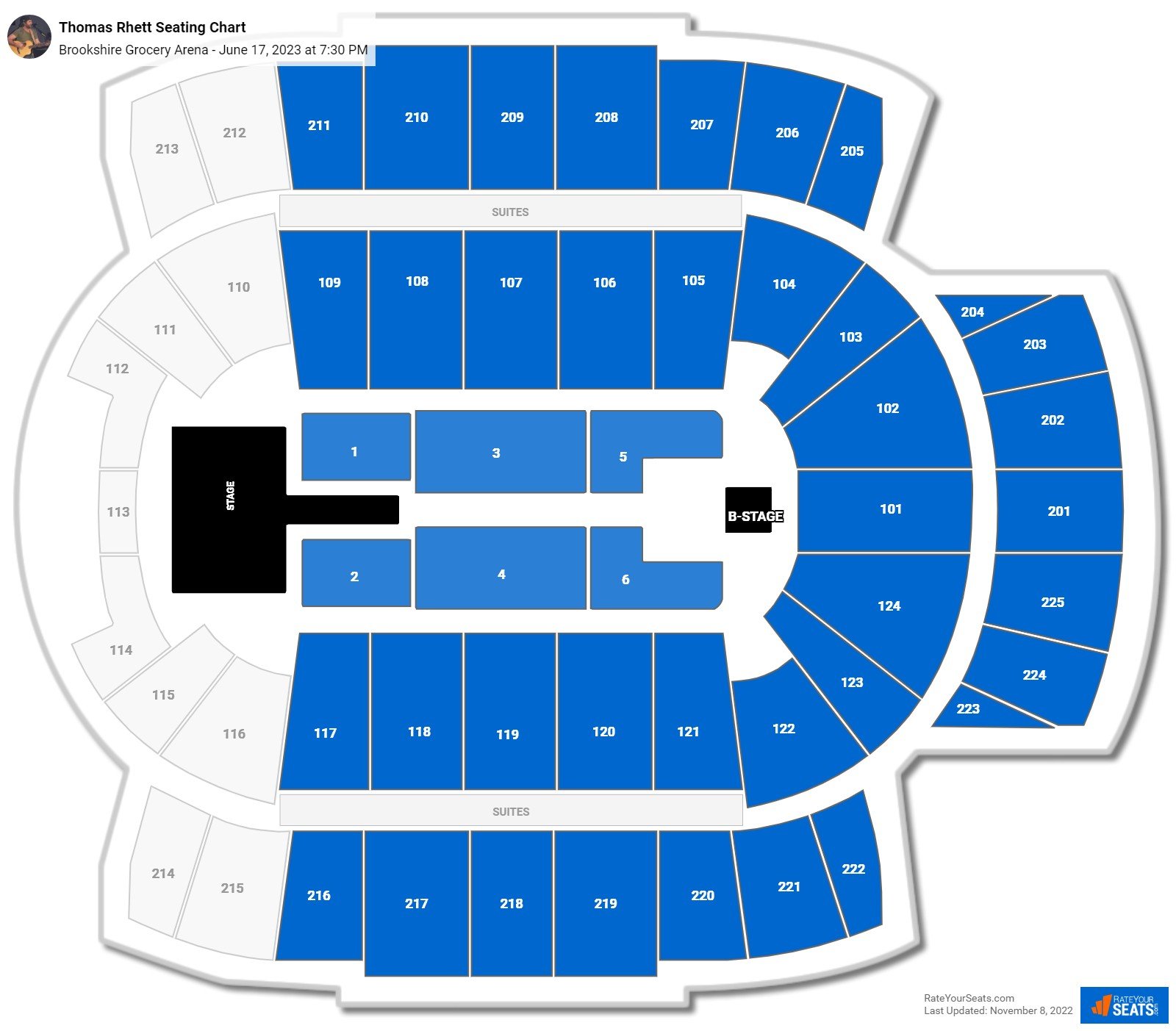 Brookshire Grocery Arena Seating Chart