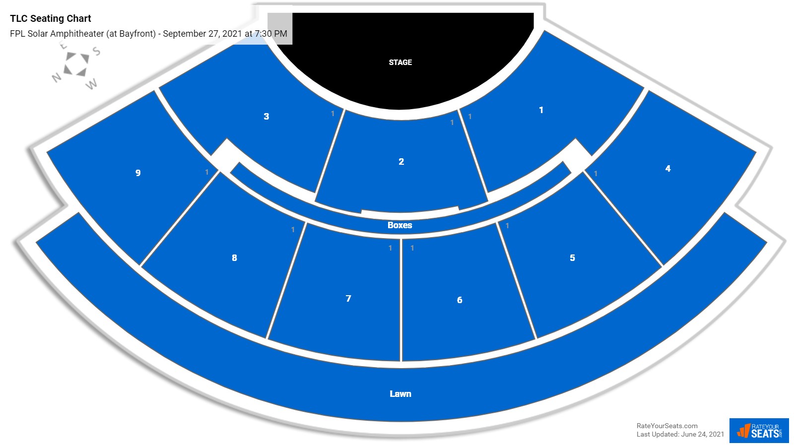 FPL Solar Amphitheater Seating Chart