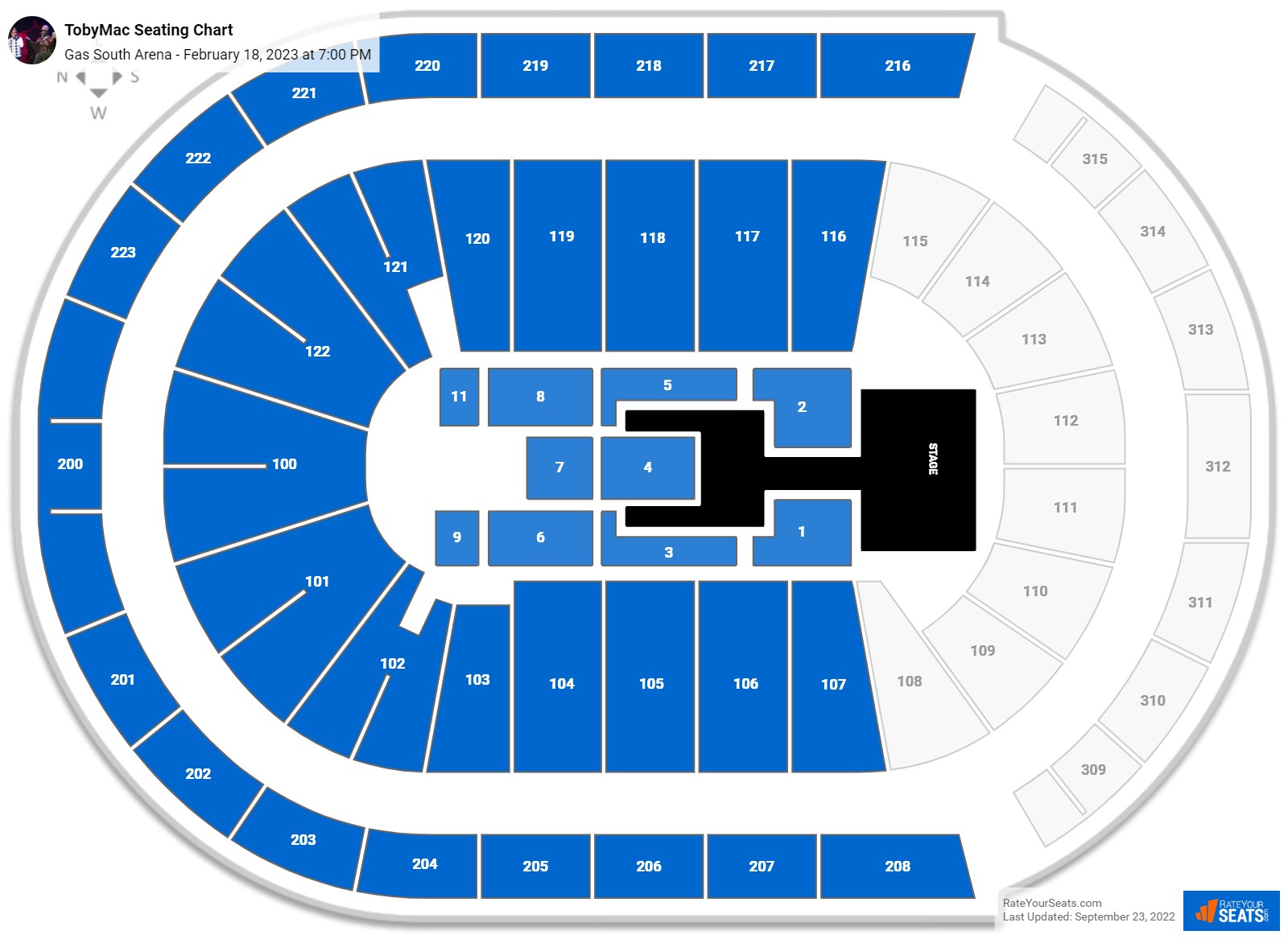 Gas South Arena Seating Chart