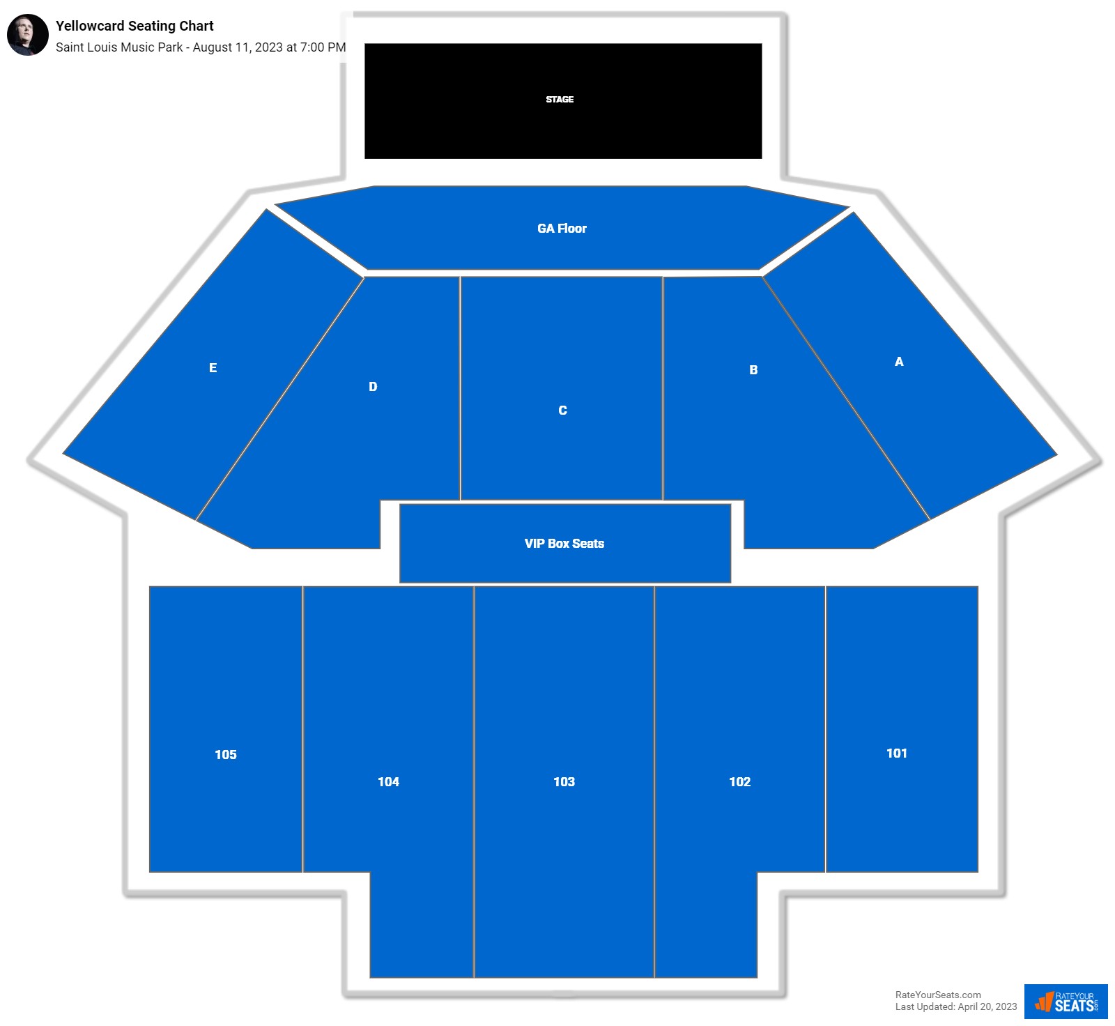 Saint Louis Music Park Seating Chart - RateYourSeats.com