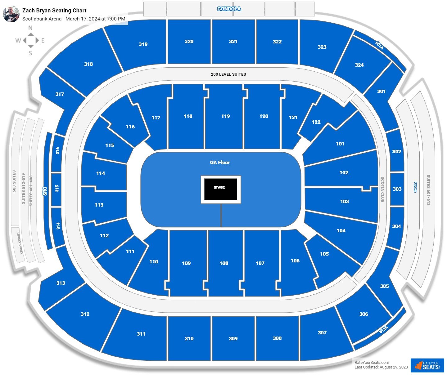 Scotiabank Arena Concert Seating Chart