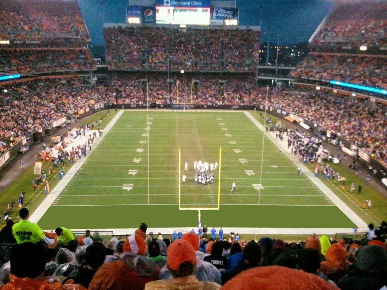 section 347, row 27 seat view  - cleveland browns stadium