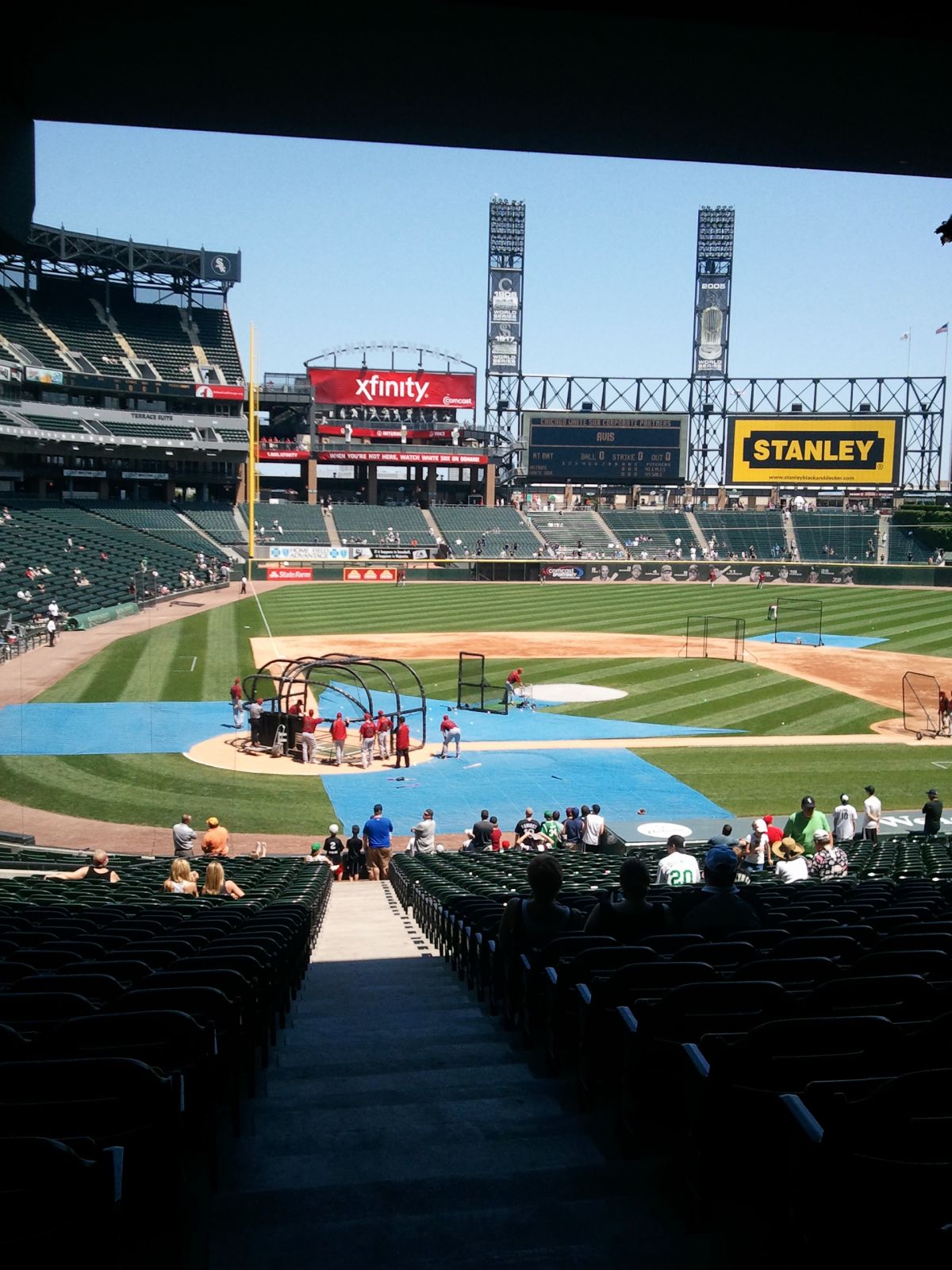 Seat View from Section 129 at Guaranteed Rate Field